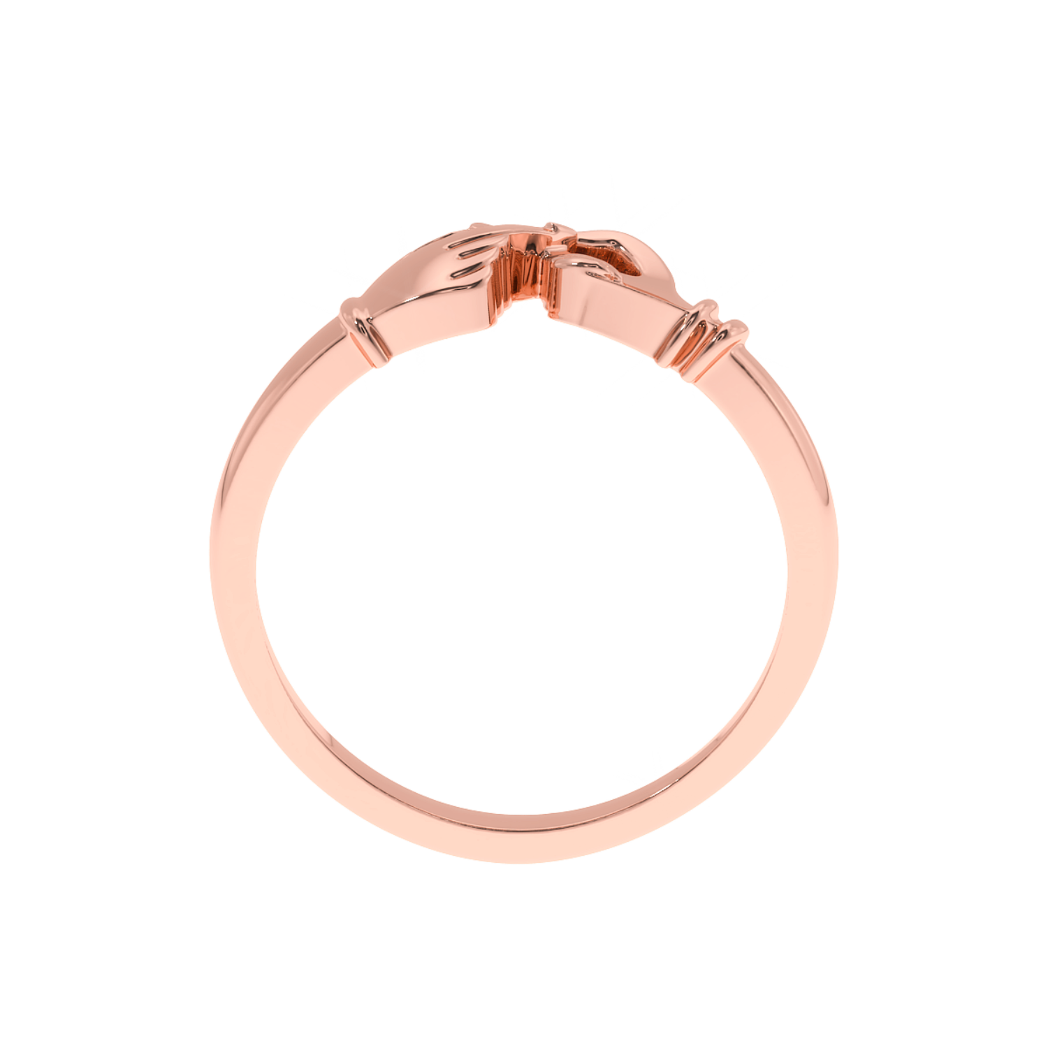 Solitairekart 14K Gold Studded Unbreakable Promise Band – 2.8g of Elegance