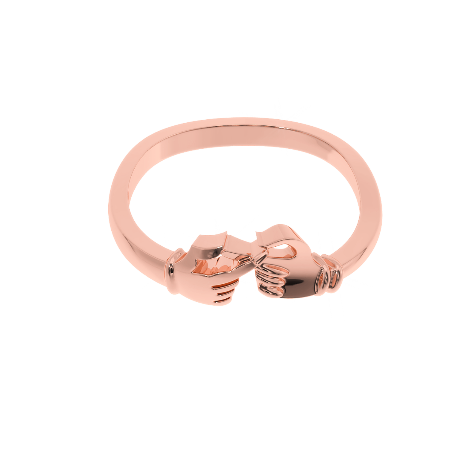 Solitairekart 14K Gold Studded Unbreakable Promise Band – 2.8g of Elegance