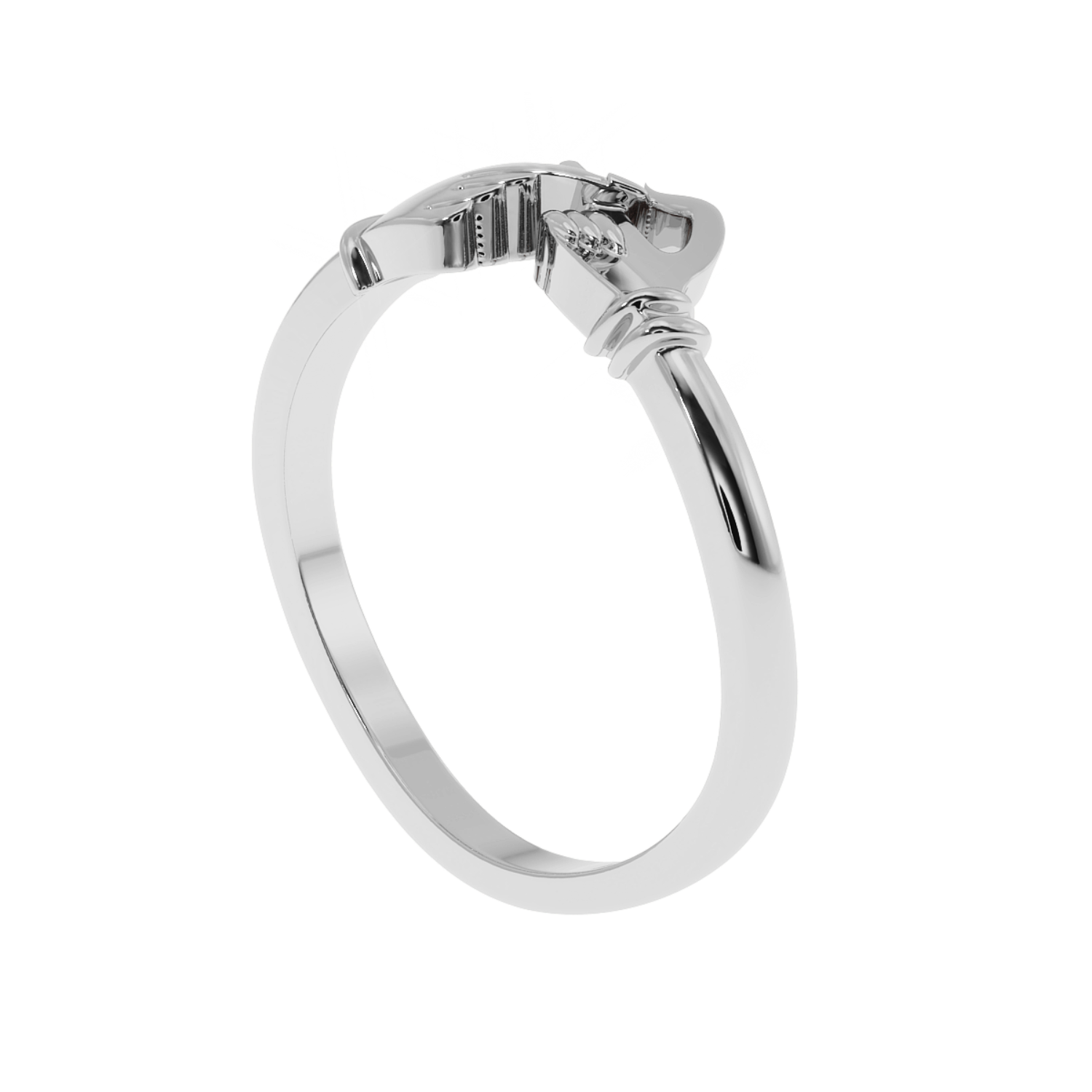 Solitairekart 14K Gold Studded Unbreakable Promise Band – 2.8g of Elegance