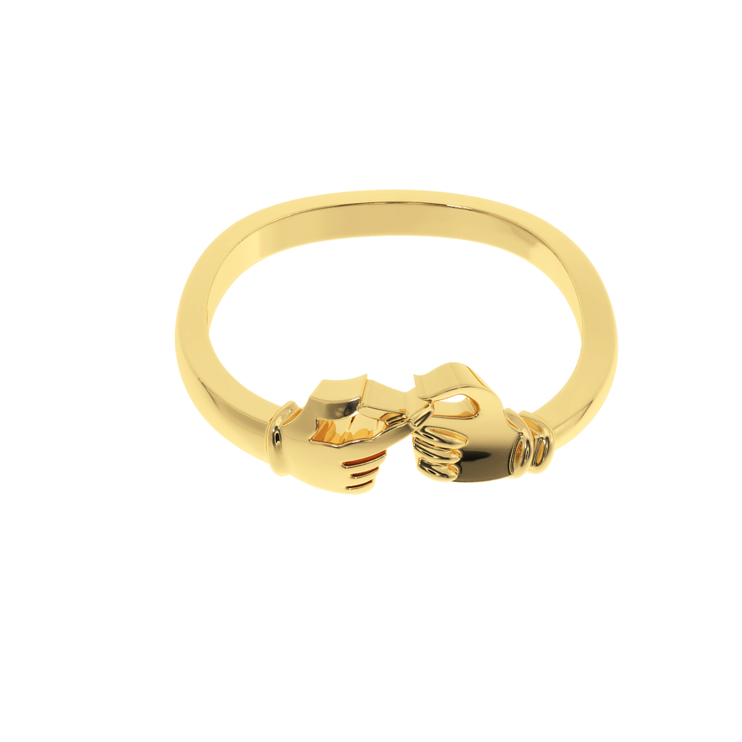 Solitairekart 14K Gold Studded Unbreakable Promise Band – 2.8g of Elegance