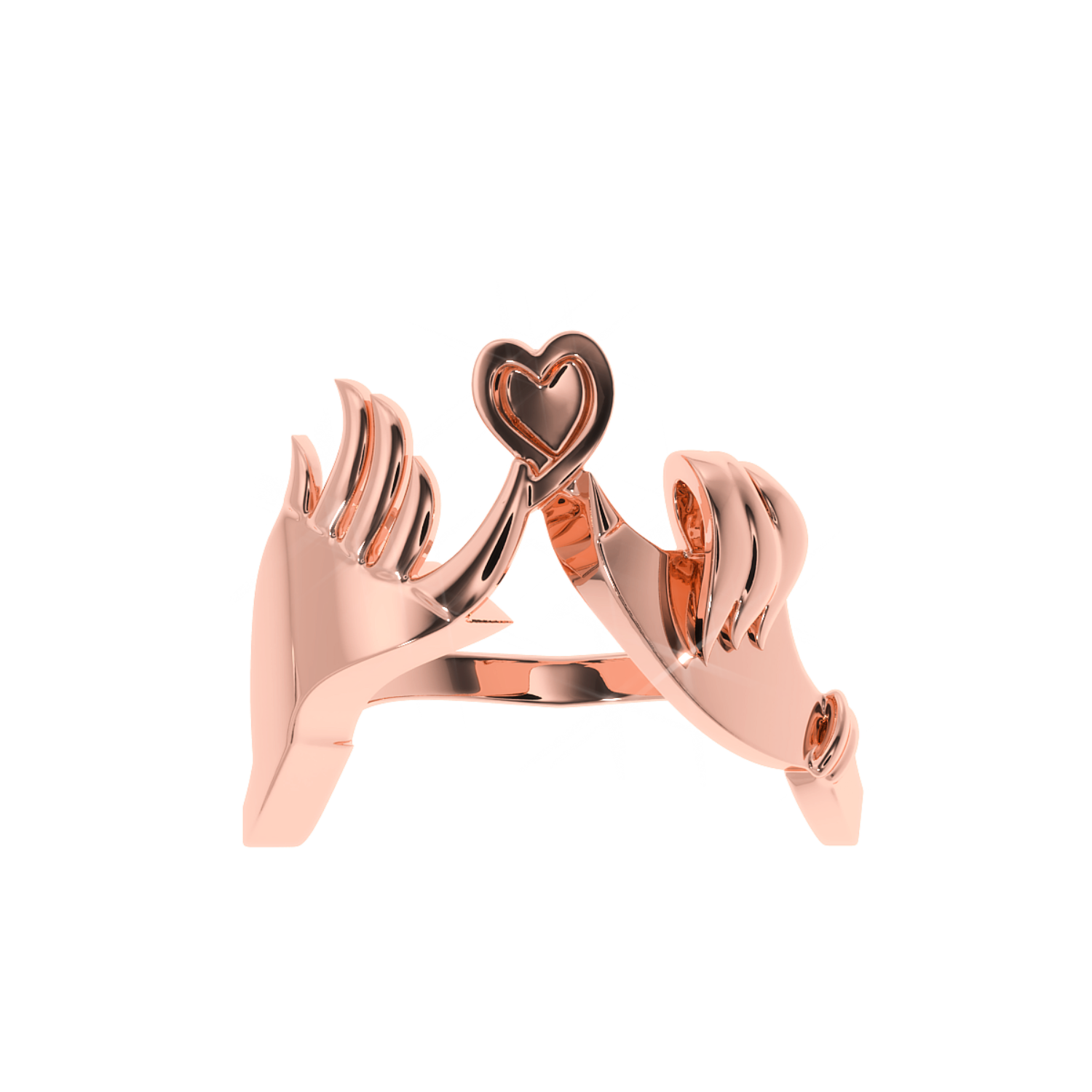 Solitairekart 2g 14K Gold Together Forever Ring – Timeless Love