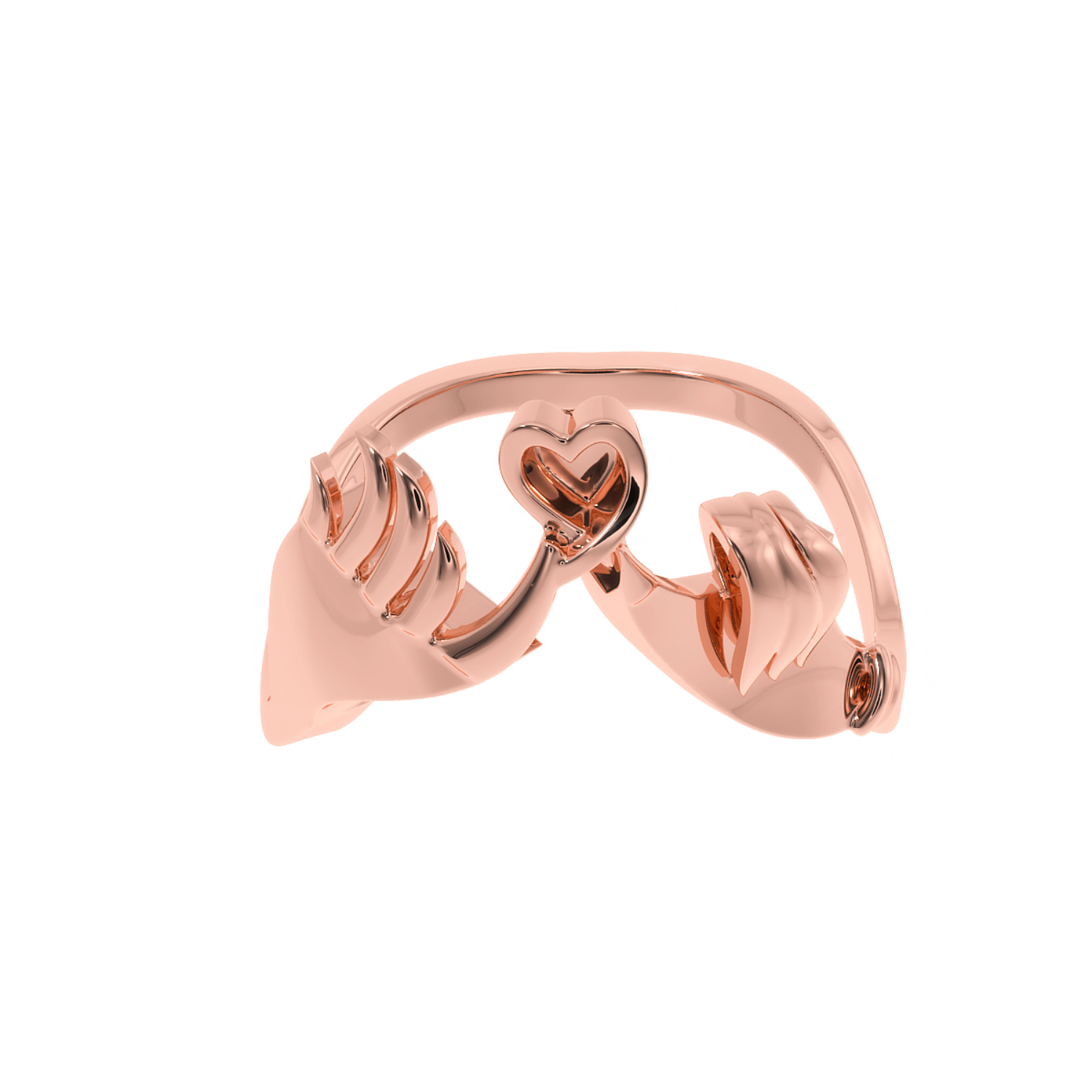 Solitairekart 2g 14K Gold Together Forever Ring – Timeless Love