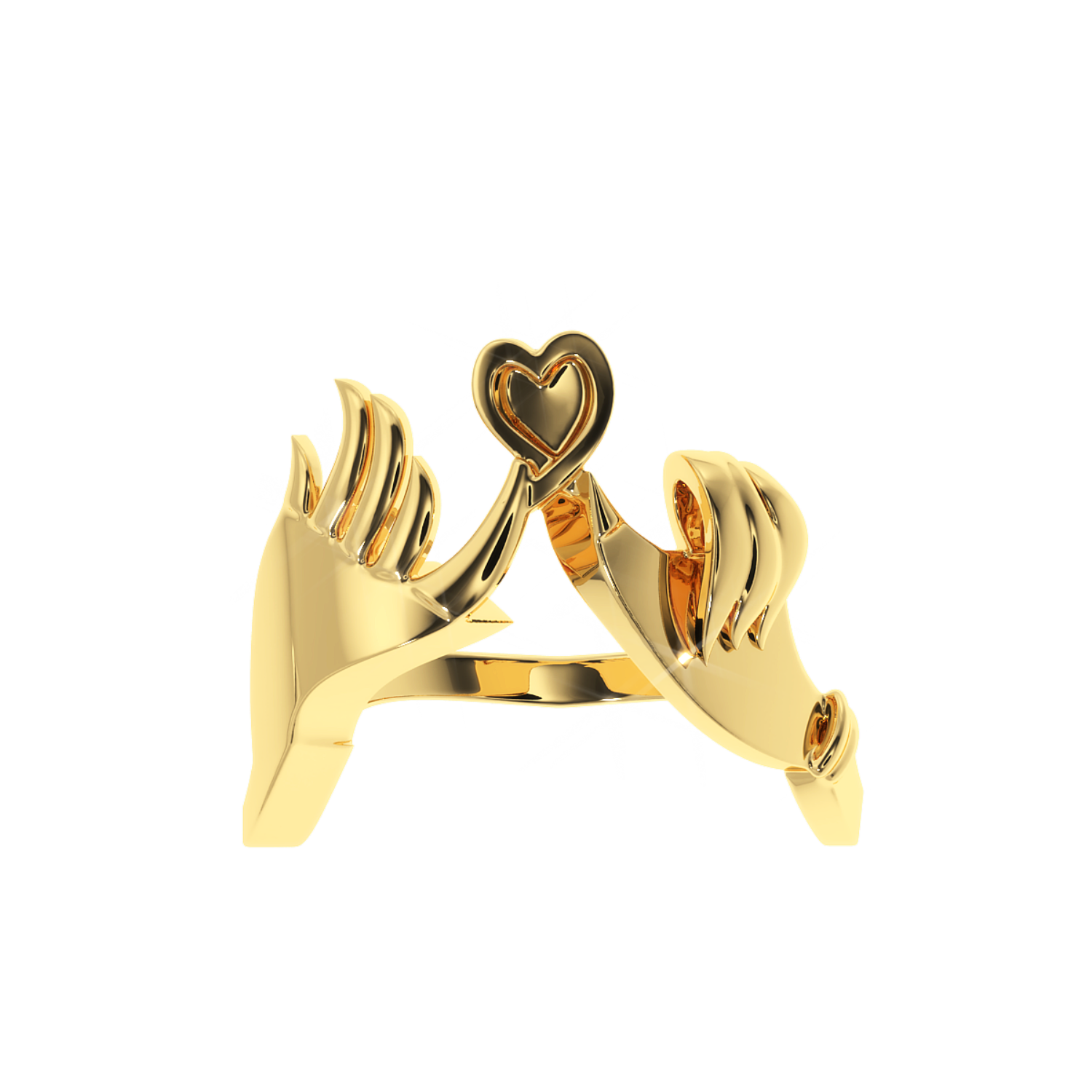 Solitairekart 2g 14K Gold Together Forever Ring – Timeless Love