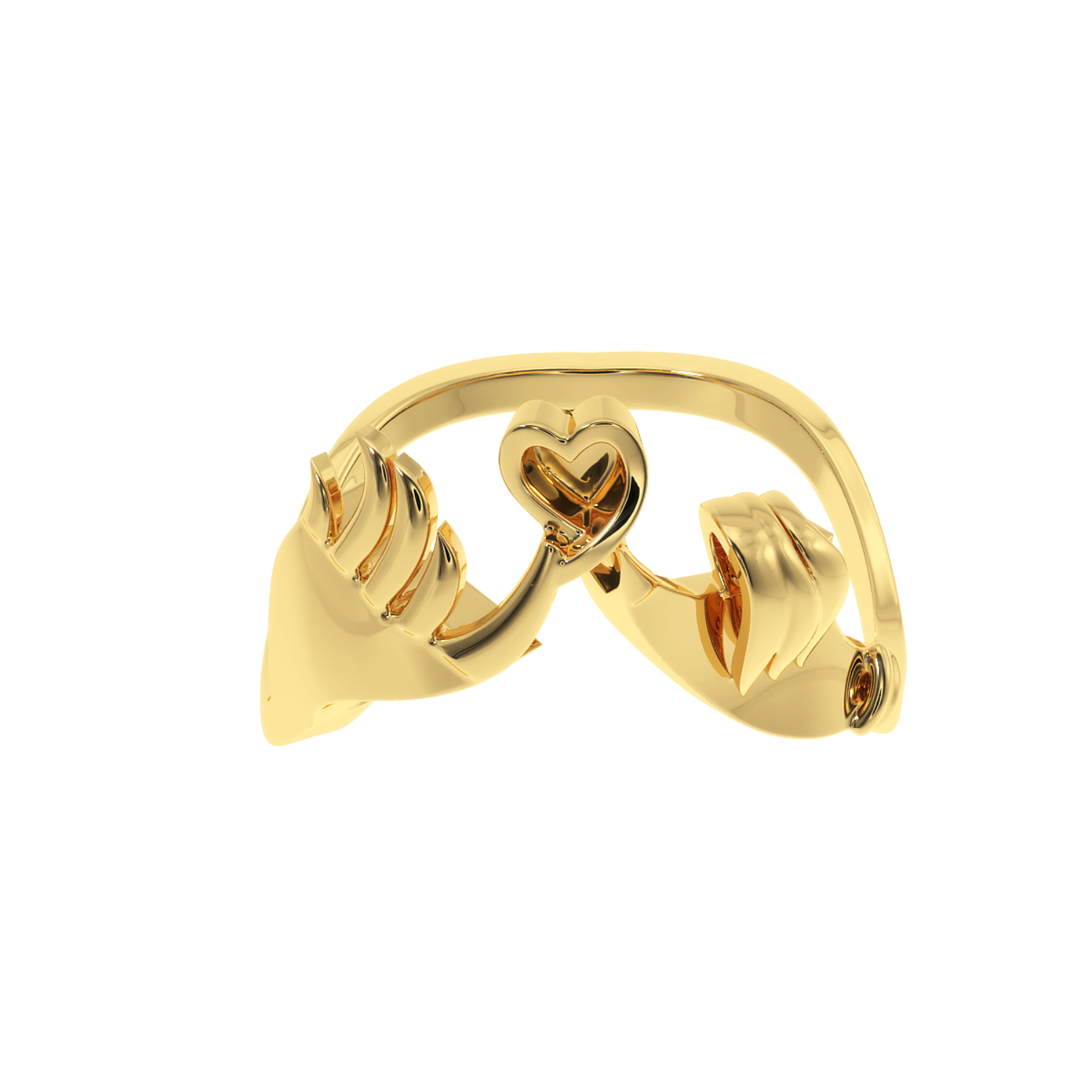 Solitairekart 2g 14K Gold Together Forever Ring – Timeless Love