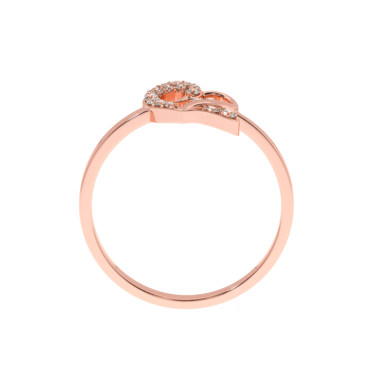 Shop Now  Intertwined Hearts Promise Ring | SolitaireKart