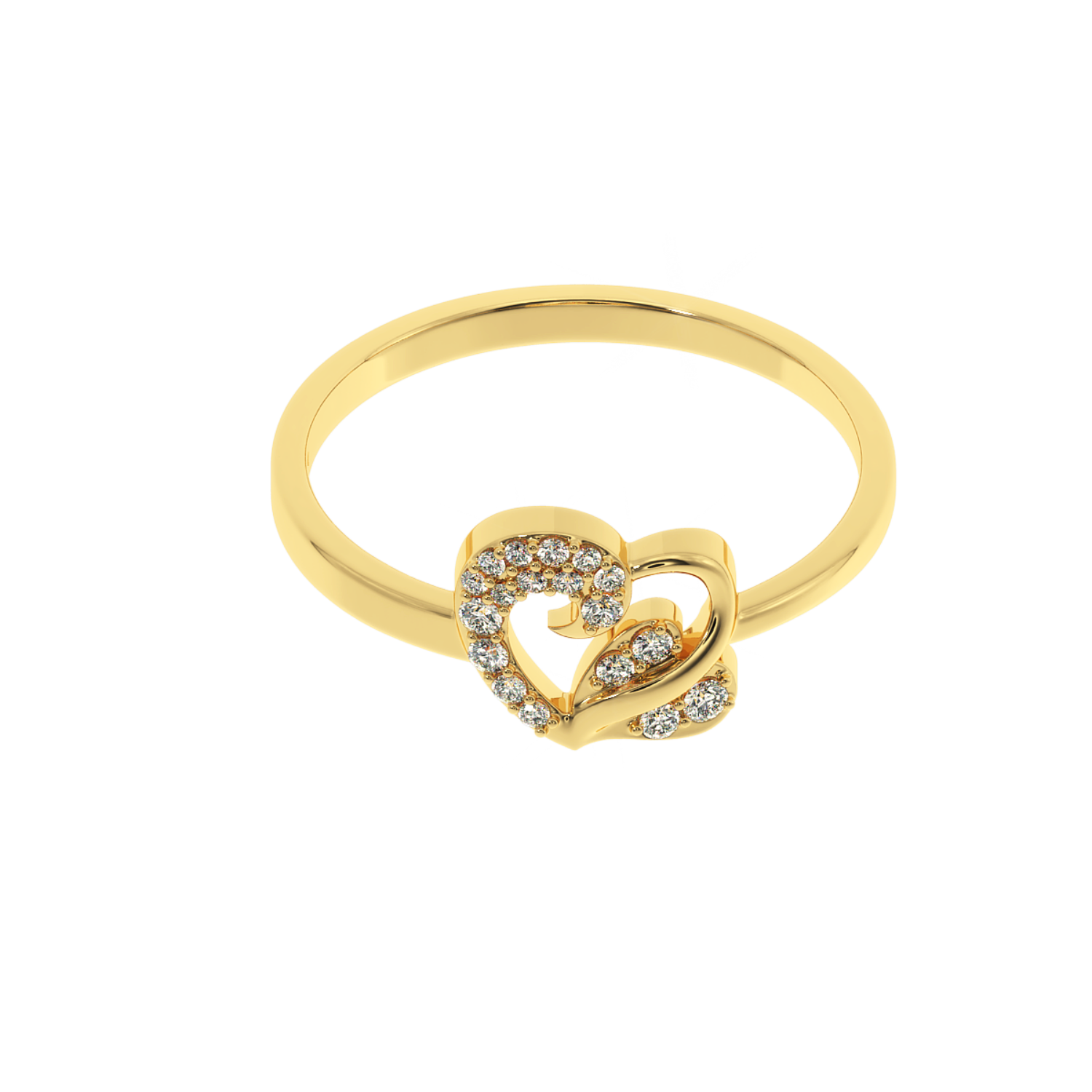 Shop Now  Intertwined Hearts Promise Ring | SolitaireKart