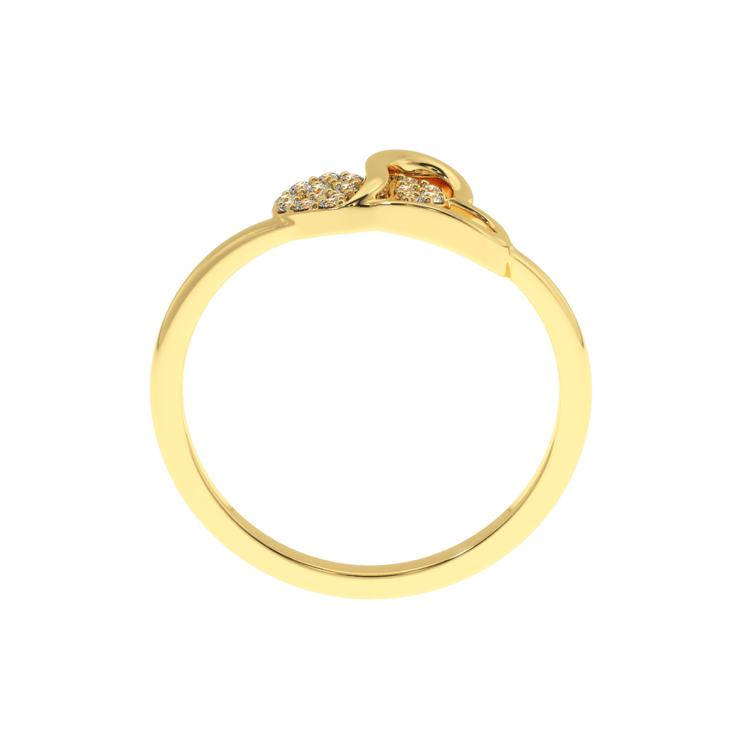 Buy Eternal Love & Heart Natural Diamond Ring |SOLITAIREKART