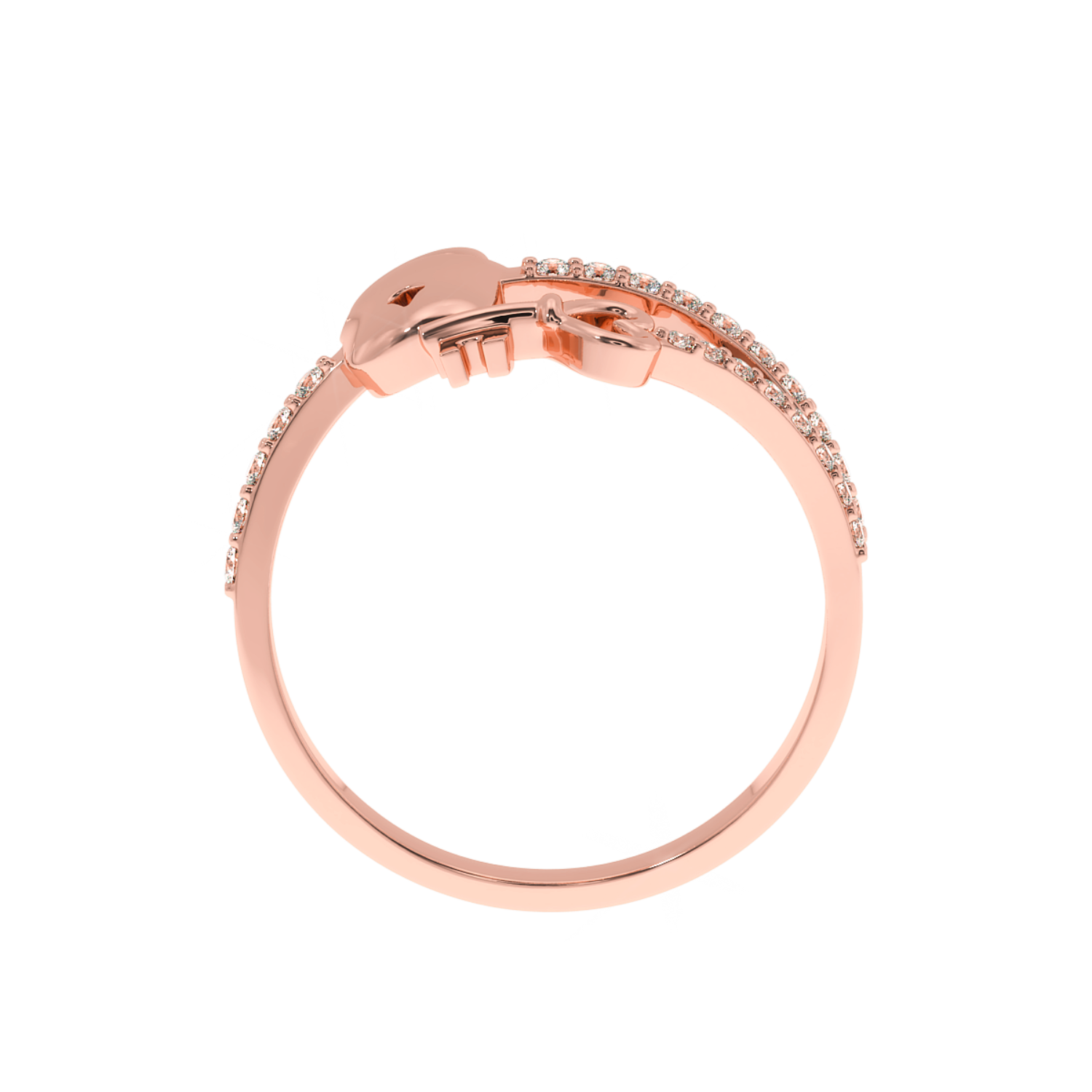 Buy Eternal Bond 0.22Ct Natural Diamond Ring | SolitaireKart