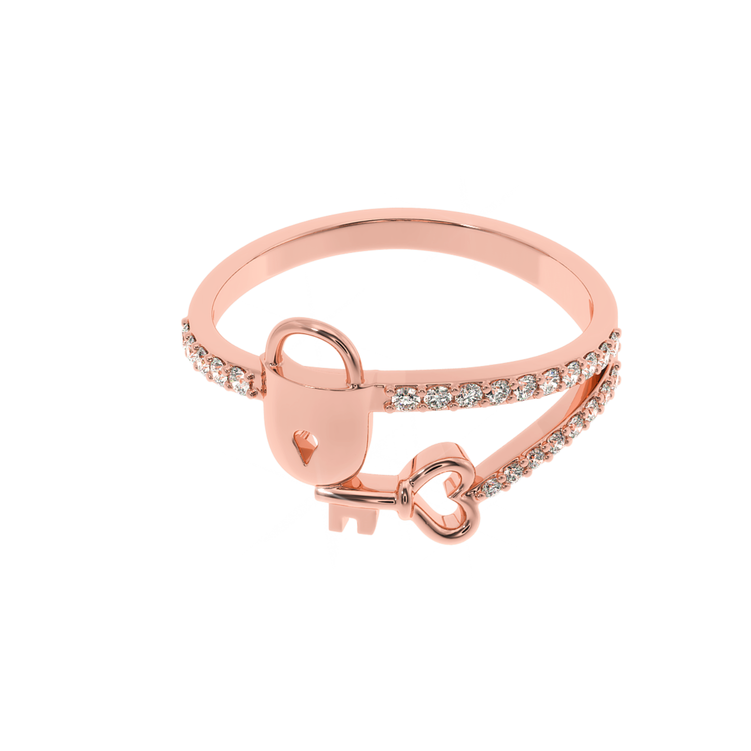 Buy Eternal Bond 0.22Ct Natural Diamond Ring | SolitaireKart