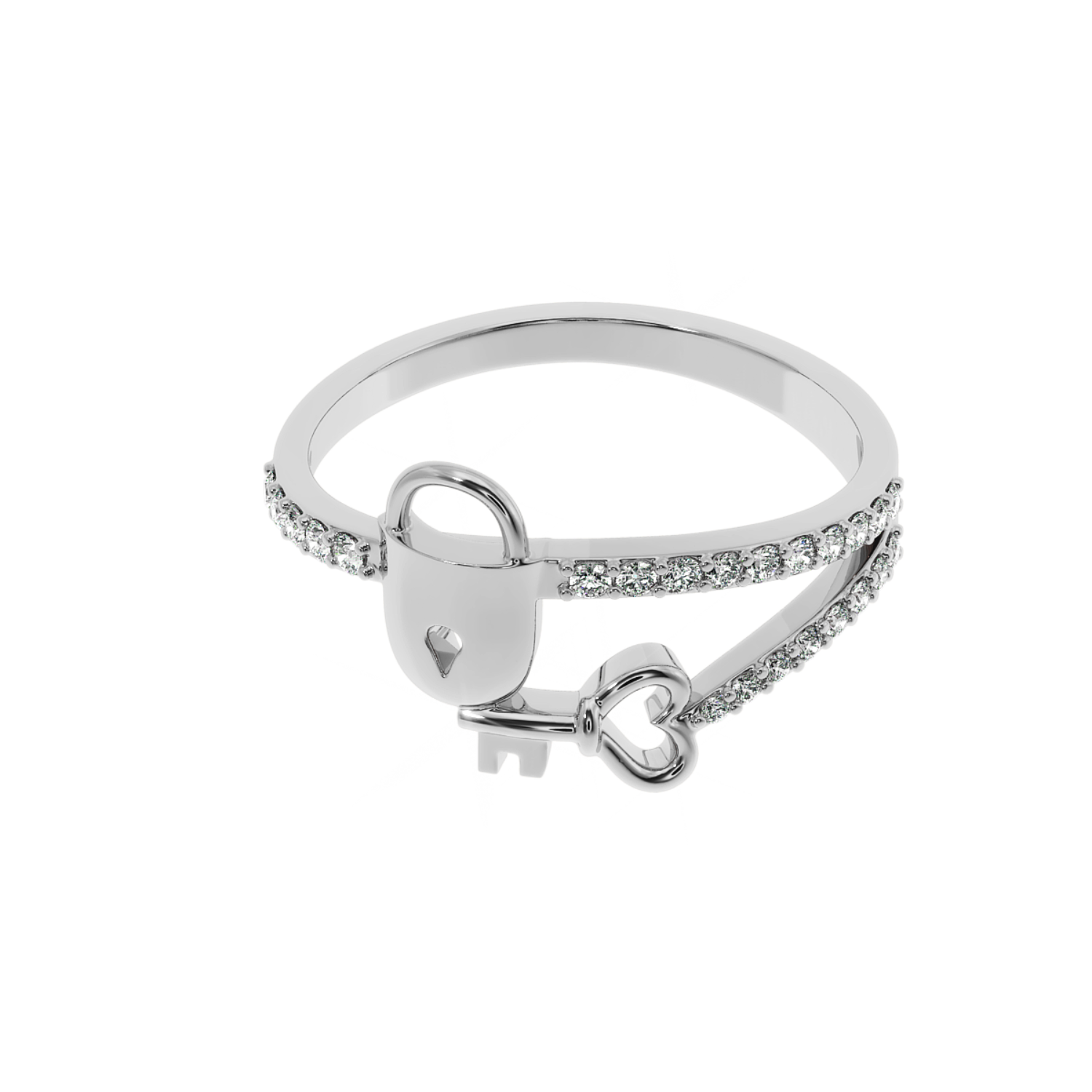 Buy Eternal Bond 0.22Ct Natural Diamond Ring | SolitaireKart