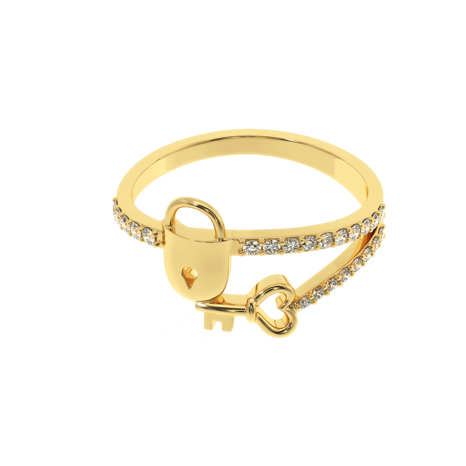 Buy Eternal Bond 0.22Ct Natural Diamond Ring | SolitaireKart