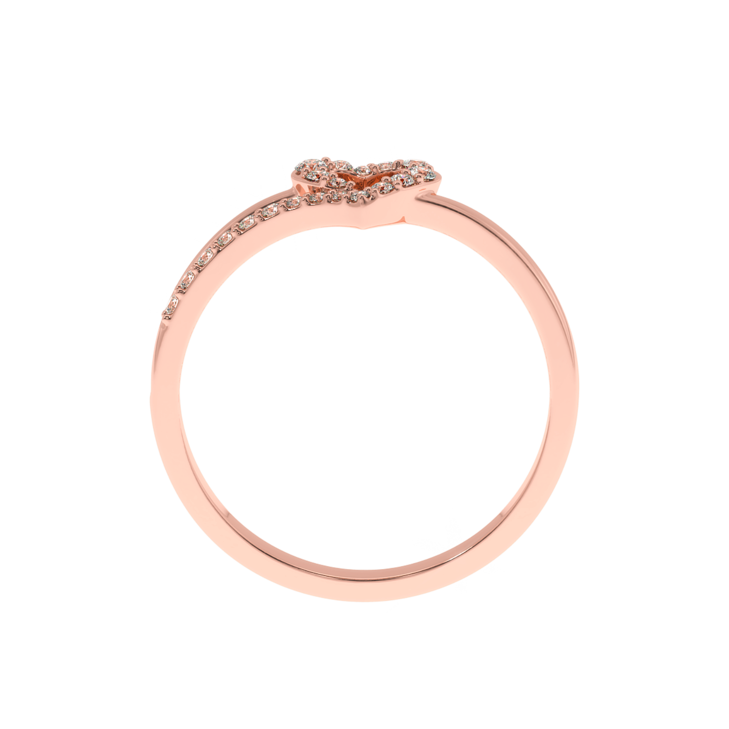 Buy Heart Wave Natural Diamond Ring | SolitaireKart