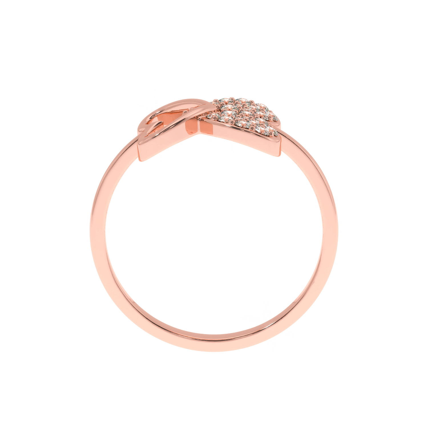 Buy Forever Bond Heart Ring Natural Diamonds |Solitairekart