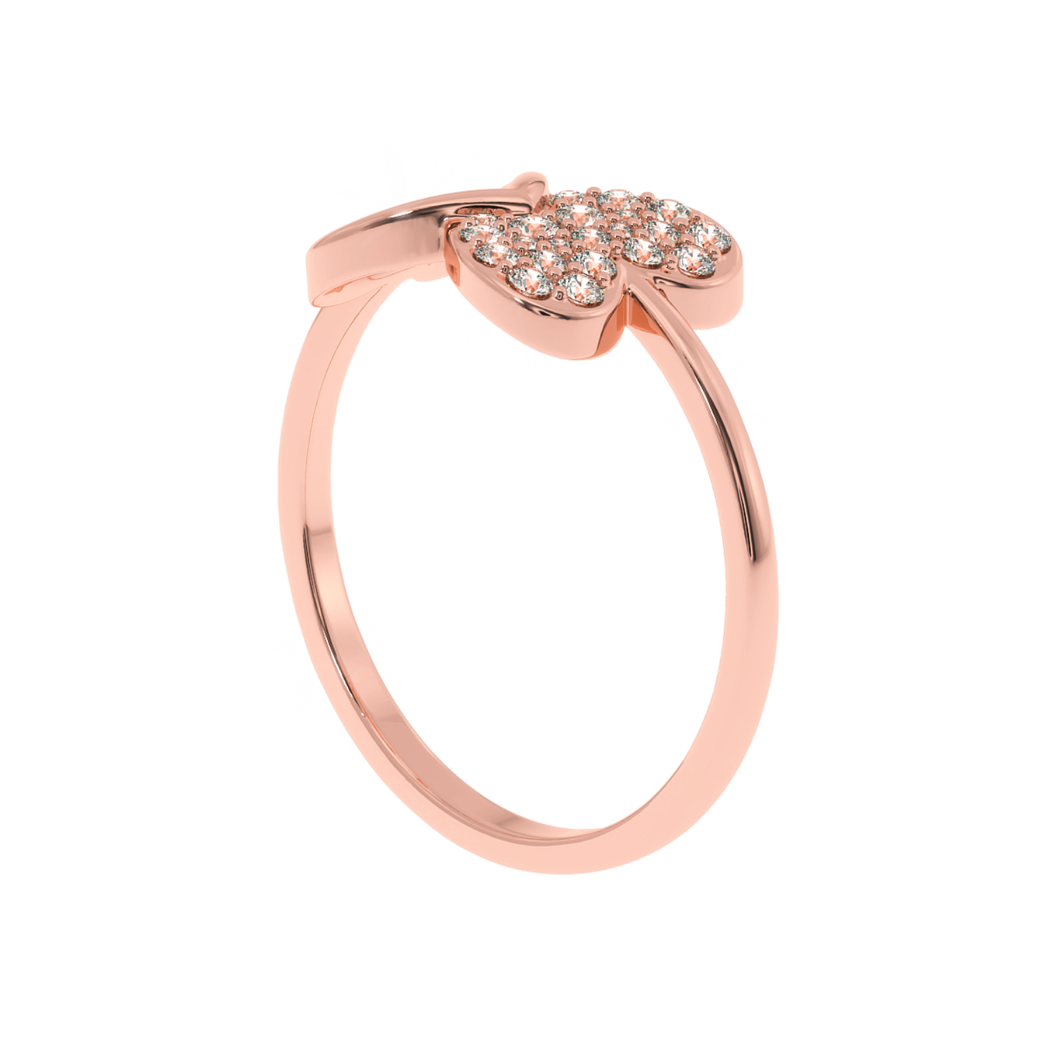 Buy Forever Bond Heart Ring Natural Diamonds |Solitairekart