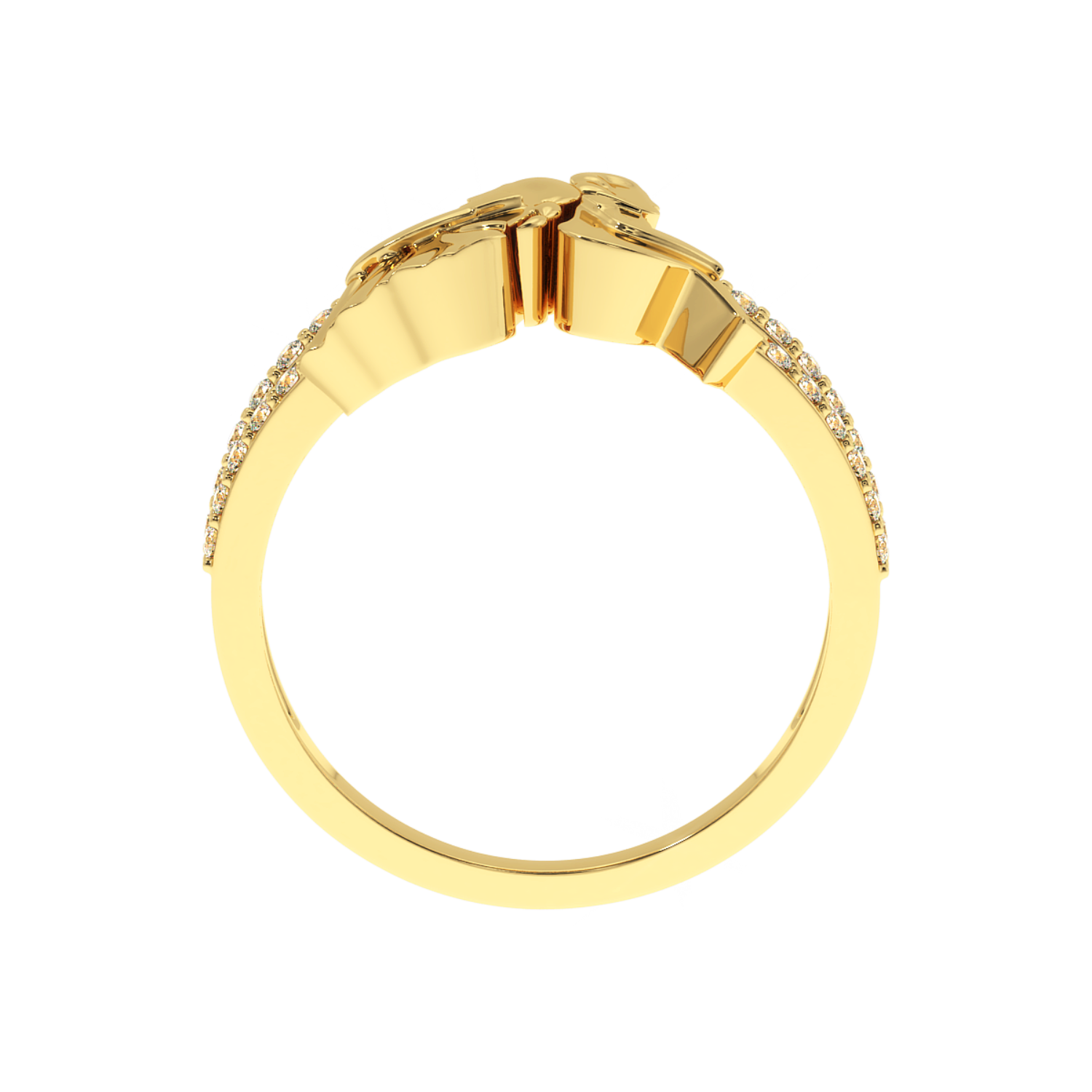 Shop Now Together Couple Ring Natural Diamond |Solitairekart