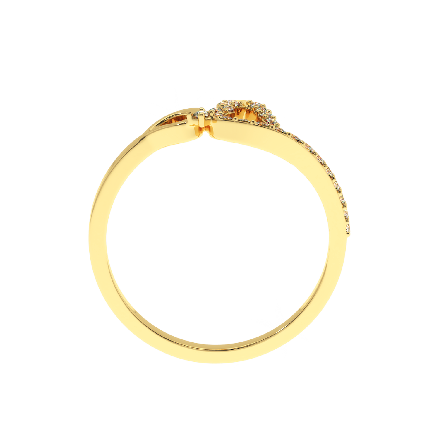 Buy My Heart Promise Ring Natural Diamonds | Solitairekart