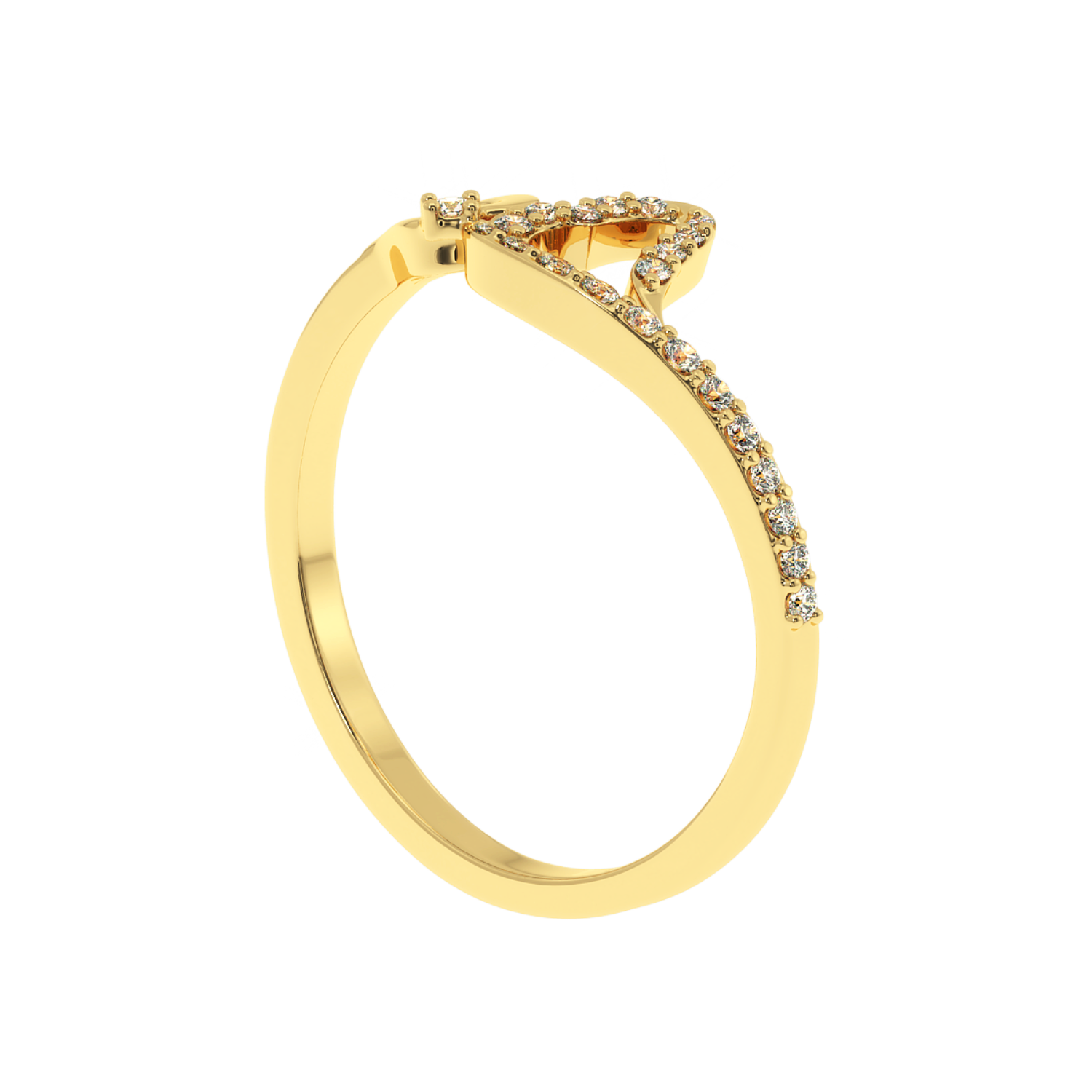 Buy My Heart Promise Ring Natural Diamonds | Solitairekart