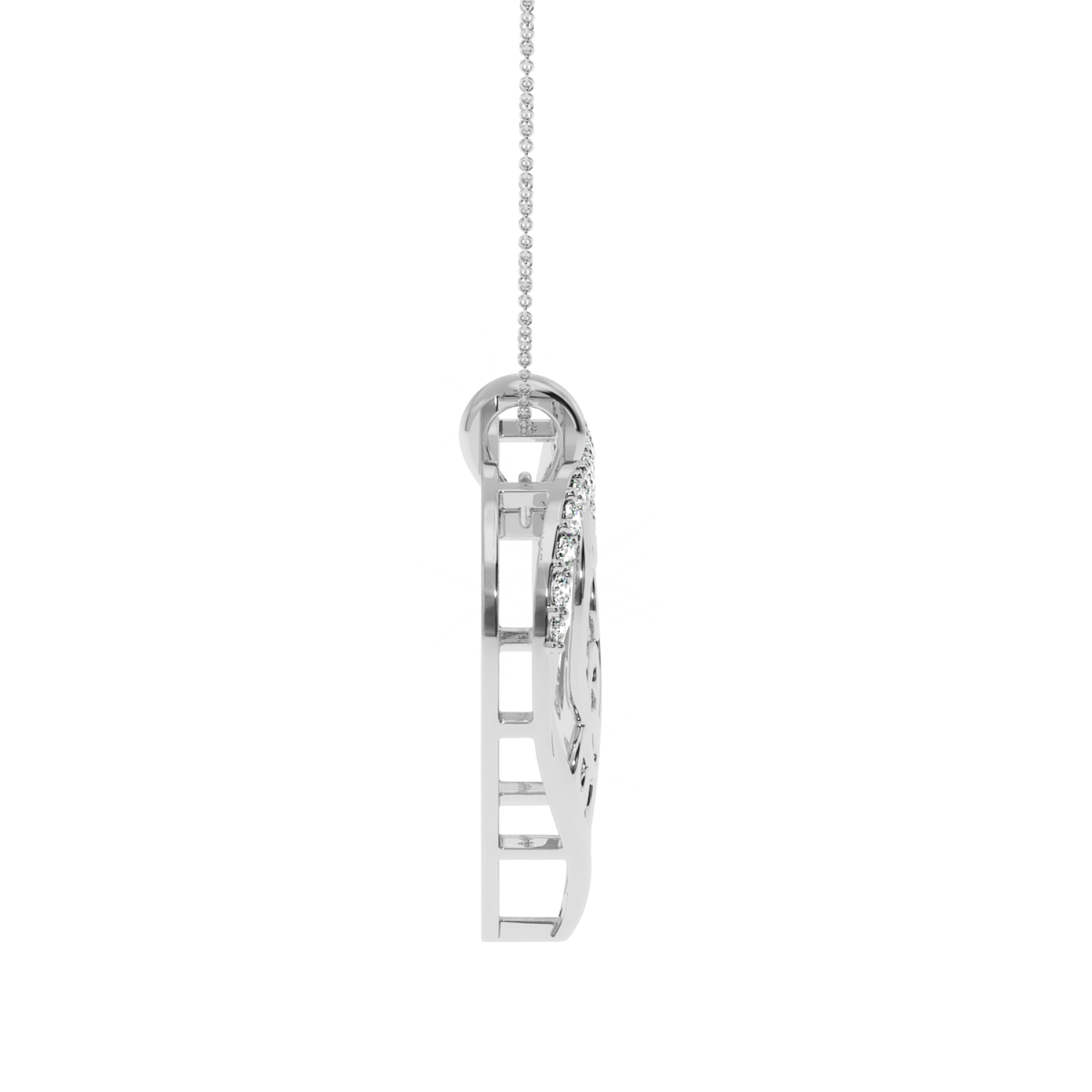 Solitairekart 0.23 Carat Heart Lab Grown Diamond Pendant