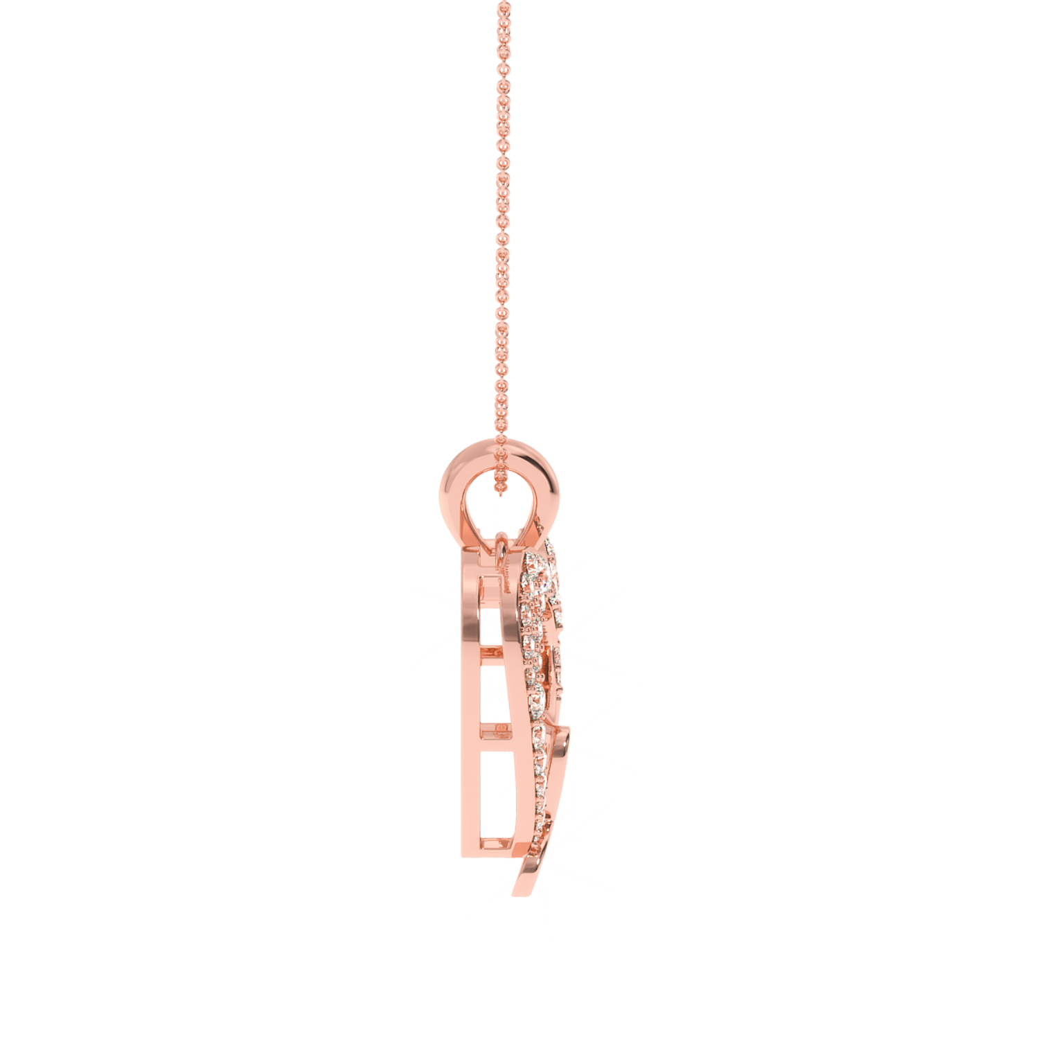 Solitairekart Elegant Heart Locket Pendant - 0.27 Carat Lab Diamond