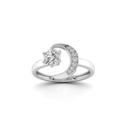 Solitairekart White Gold 0.562 Carat Lab Grown Diamond Engagement Ring – D Color VS2 Clarity