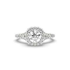 SolitaireKart  Dazzling 1.6 Ct F VS1 White Gold Lab Grown Diamond Engagement Ring