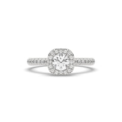 SolitaireKart  Classic 1.094 Ct G Color VS1 Lab Grown Diamond Engagement Ring in White Gold