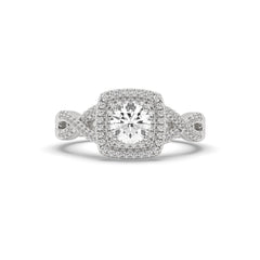 SolitaireKart 1.432 Carat E VS1 Certified Lab Grown Diamond Engagement Ring – White Gold