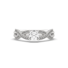 SolitaireKart 1.054 Carat F VS1 Lab Grown Diamond Ring – Elegant White Gold Engagement Style