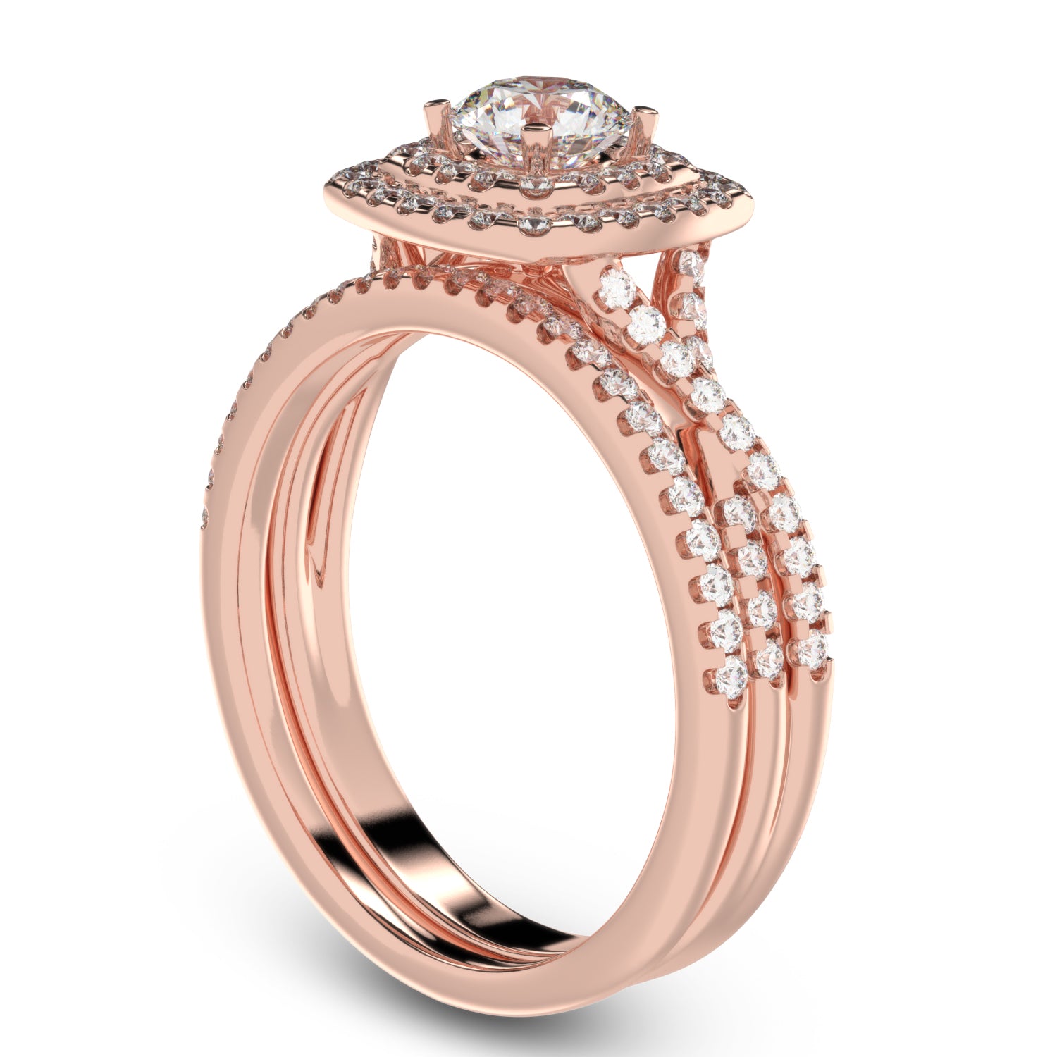 Buy 0.96Ct H VS1 Natural Diamond Ring | SolitaireKart