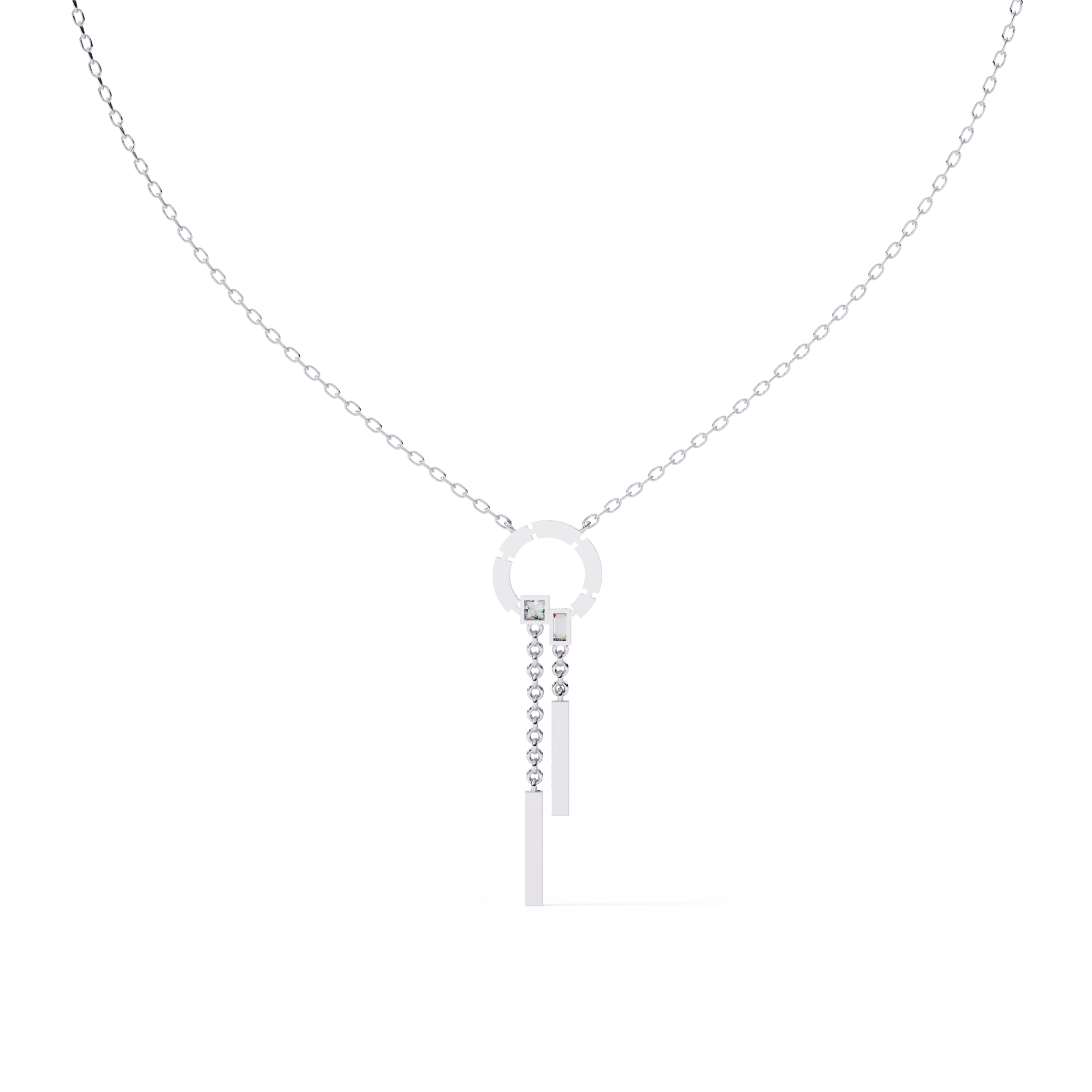 Solitairekart 0.38ct Natural Diamond Pendant-Necklace, HI Color, VS-SI Clarity