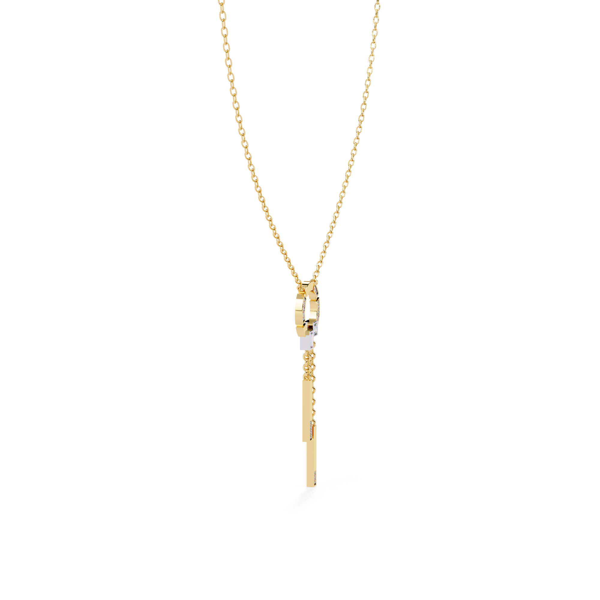 Solitairekart 0.38ct Lab Grown Diamond Chain-Necklace