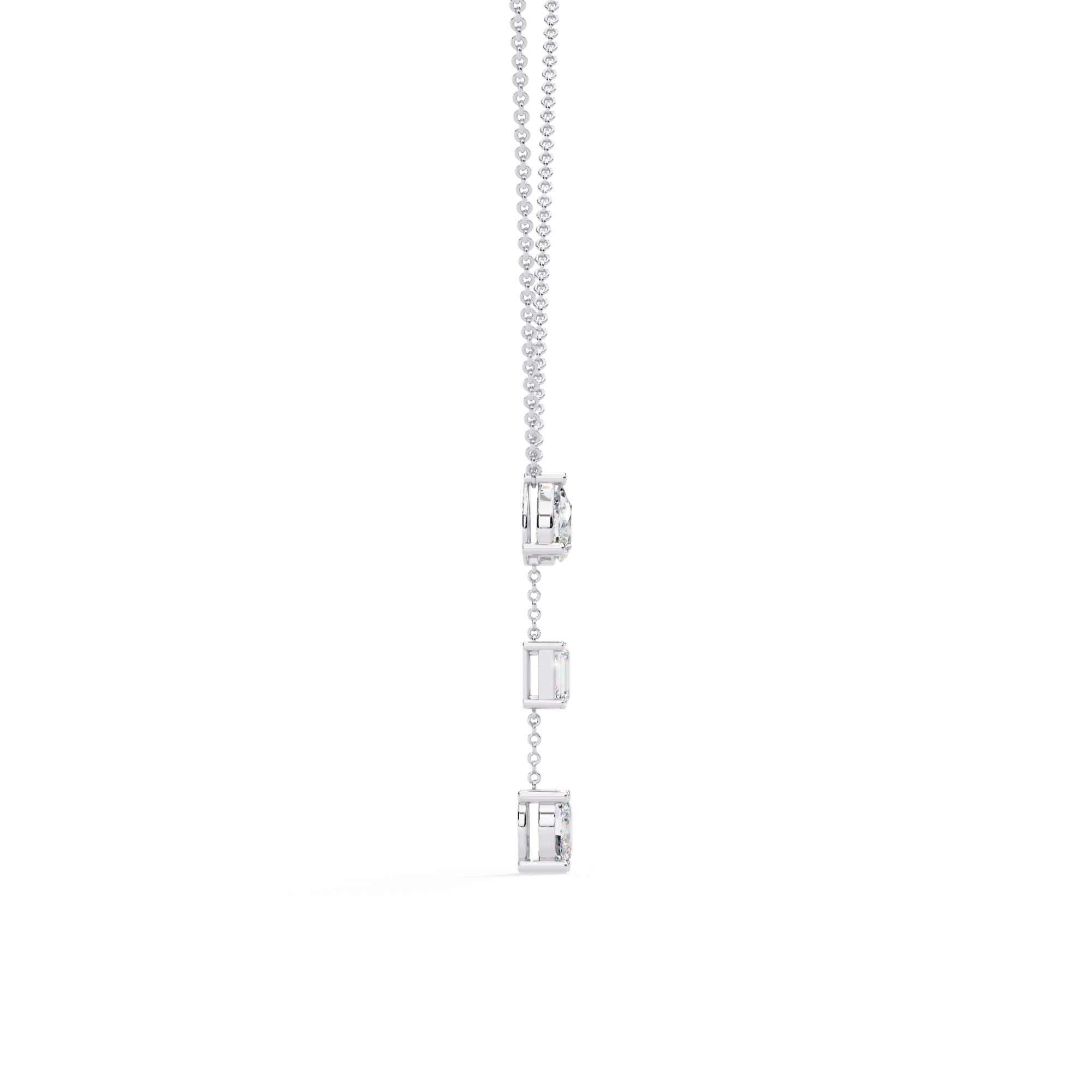 Solitairekart 1.54ct Triad Lab Grown Diamond Y-Pendant
