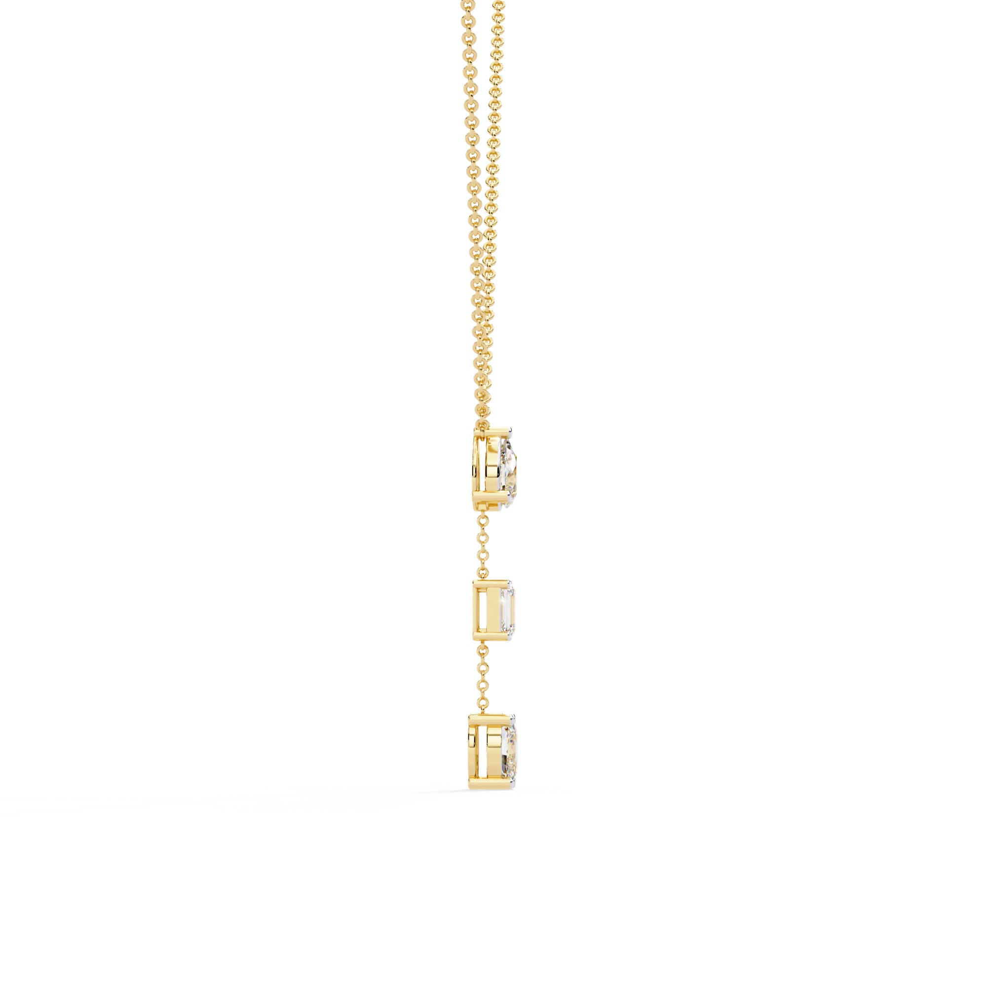 Solitairekart 1.54ct Triad Lab Grown Diamond Y-Pendant