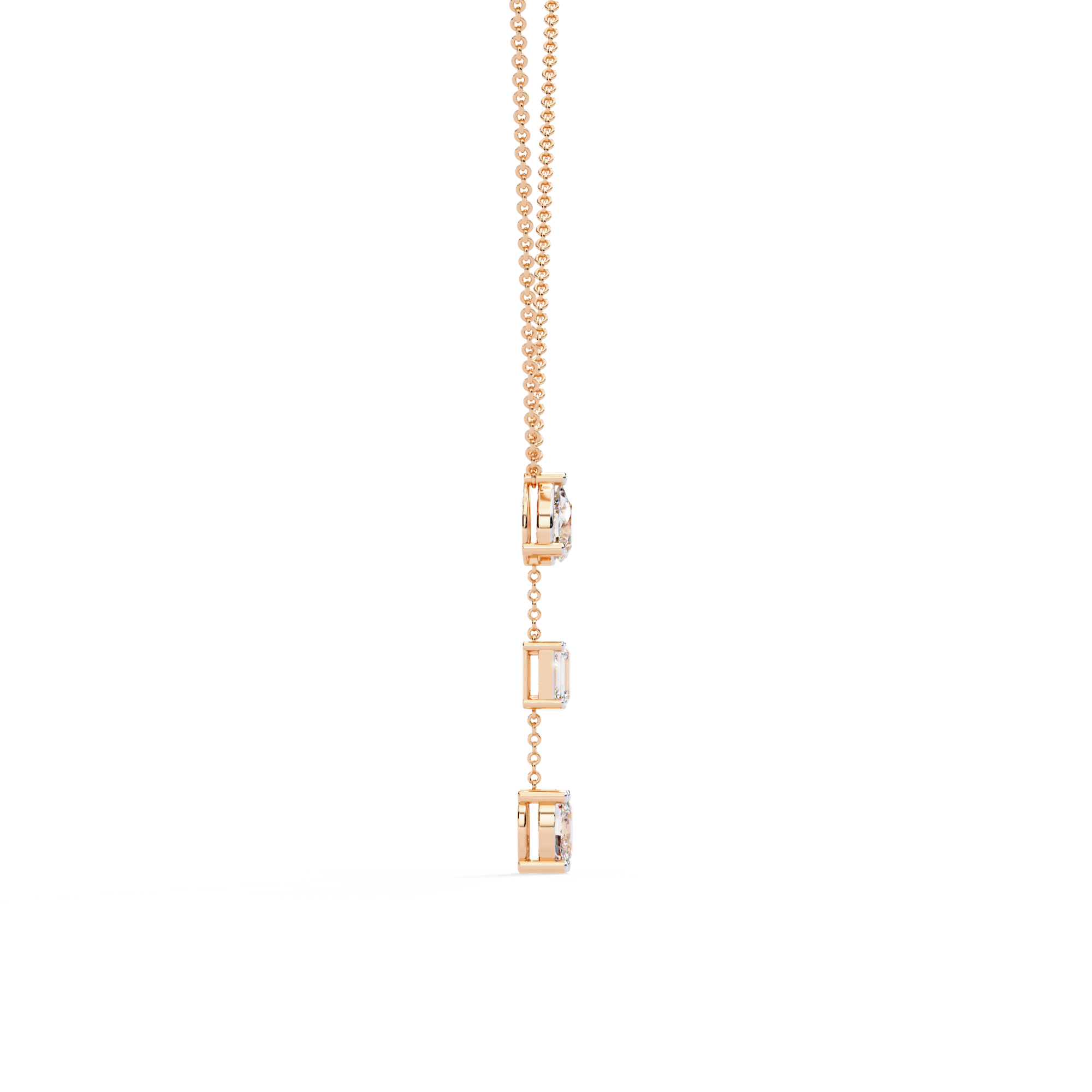 Solitairekart 1.54ct Triad Lab Grown Diamond Y-Pendant