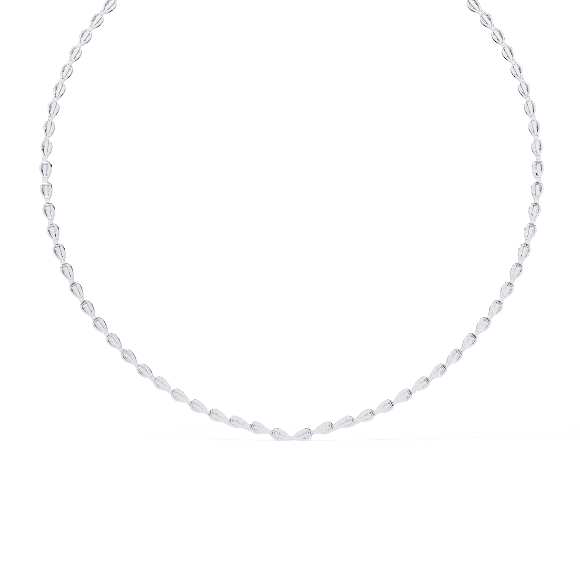 Solitairekart 4.84ct Natural Diamond Tennis Necklace-HI Color, VS-SI Clarity