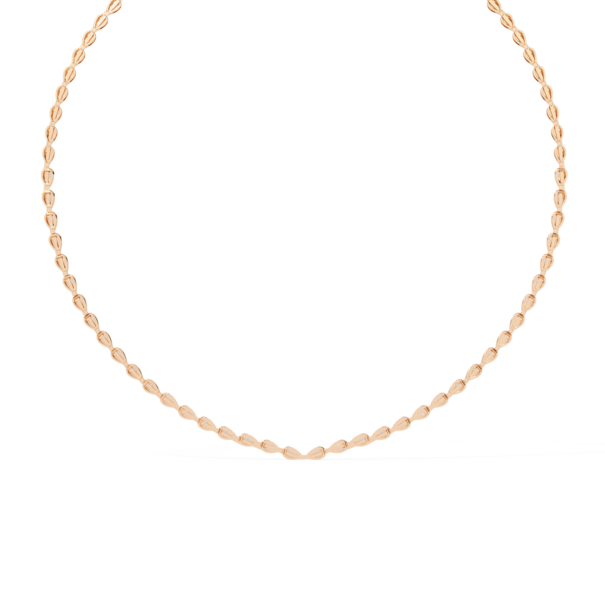 Solitairekart 4.84ct Natural Diamond Tennis Necklace-HI Color, VS-SI Clarity