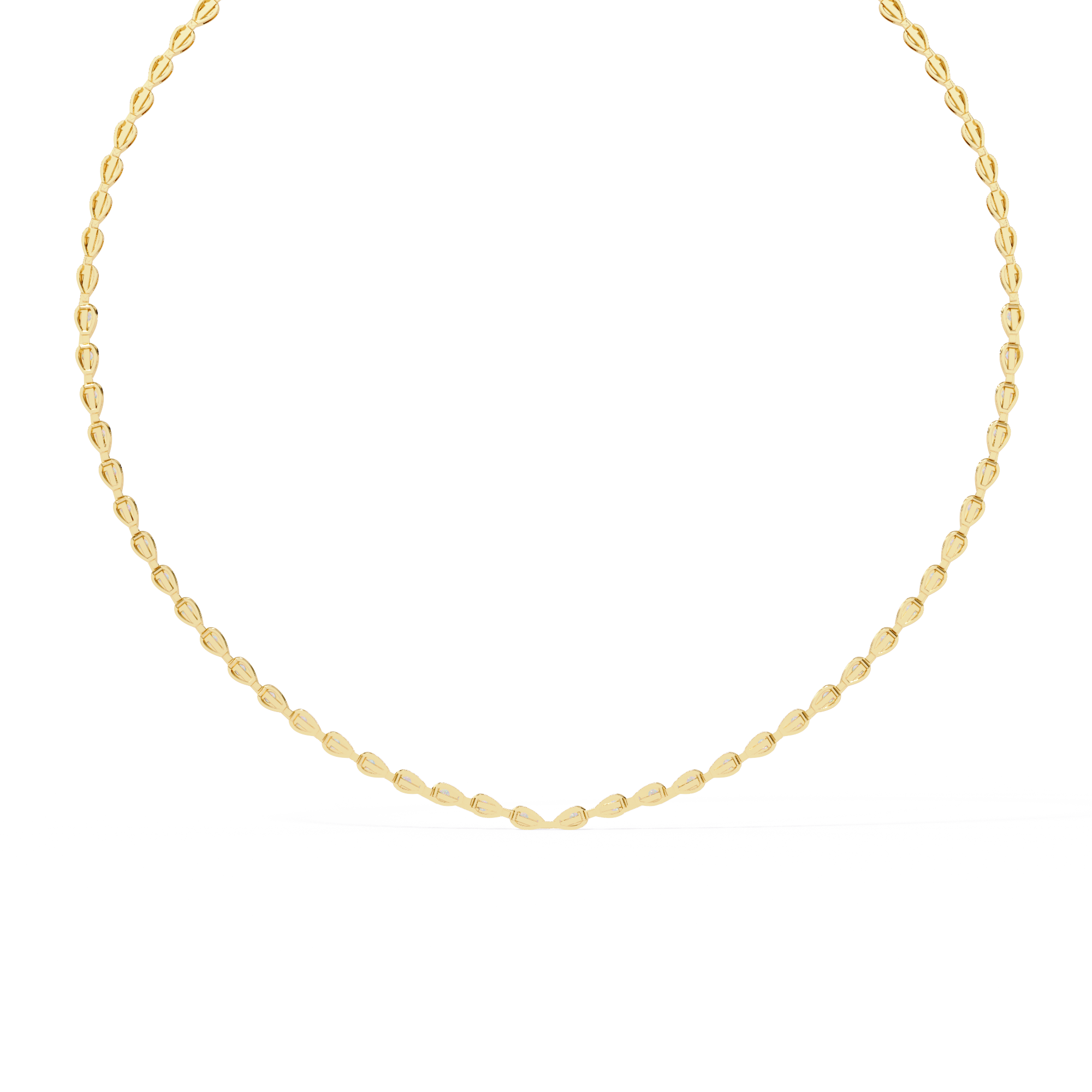 Solitairekart 4.84ct Natural Diamond Tennis Necklace-HI Color, VS-SI Clarity