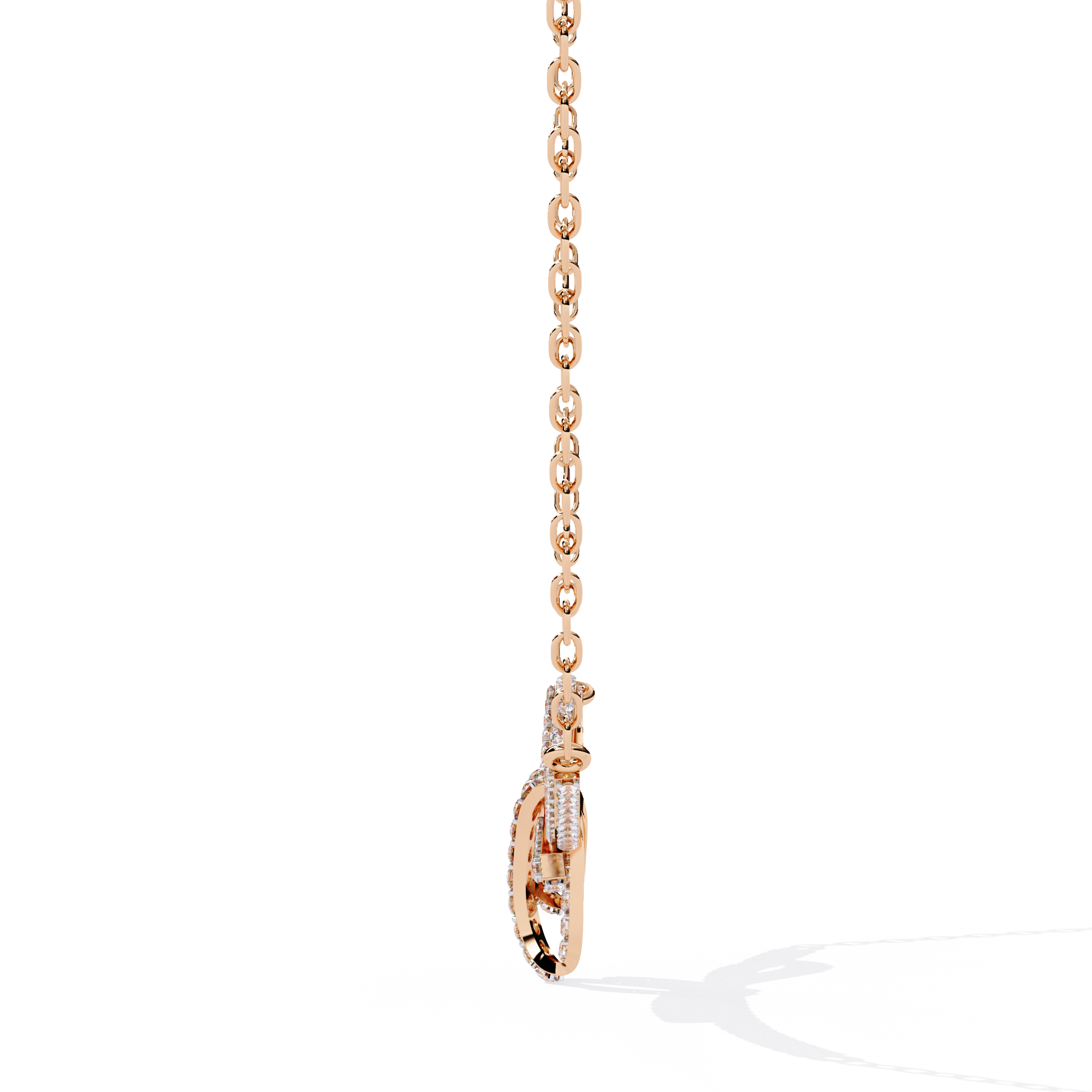 Solitairekart 0.90ct Graceful Bow  Lab Grown Diamond Necklace