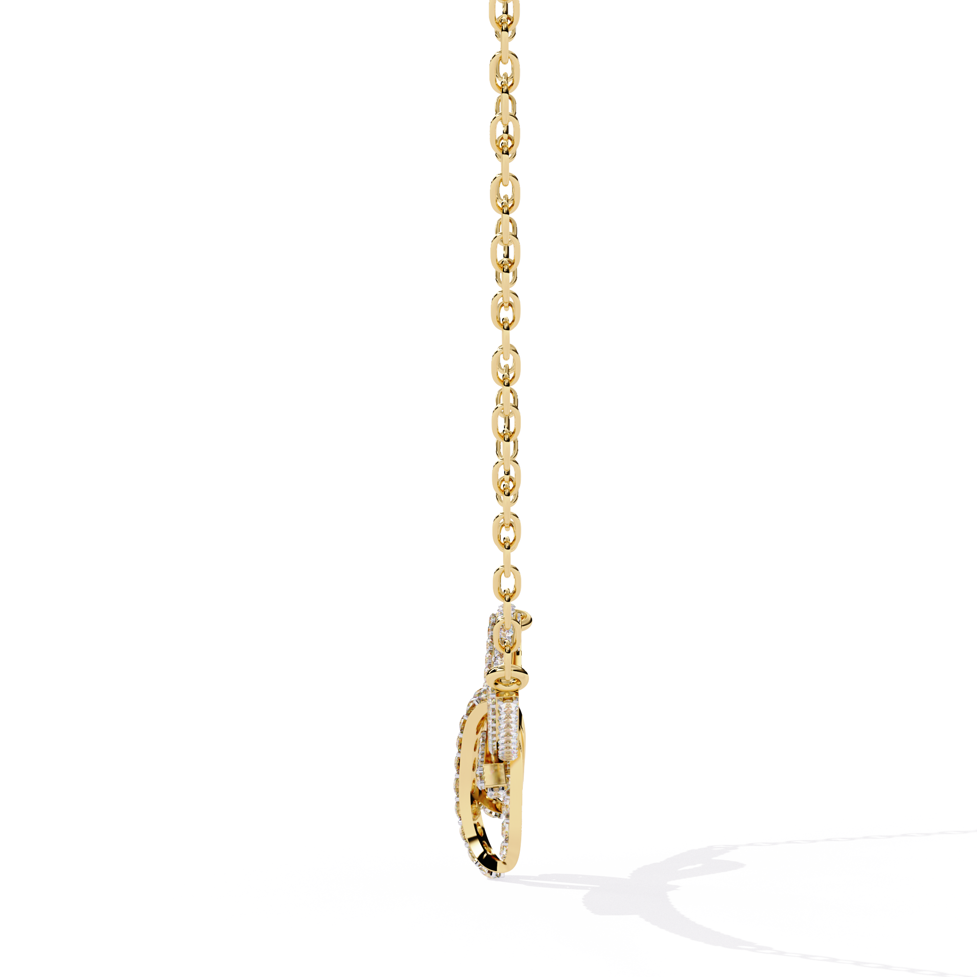 Solitairekart 0.90ct Graceful Bow  Lab Grown Diamond Necklace