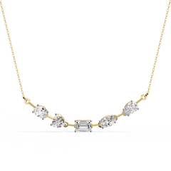 Solitairekart 2.81ct Mixed Cut Natural Diamond Necklace-H Color, VS1 Clarity