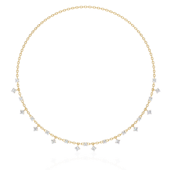 Solitairekart 0.76ct Scattered Natural Diamond Chain-HI Color, VS-SI Clarity