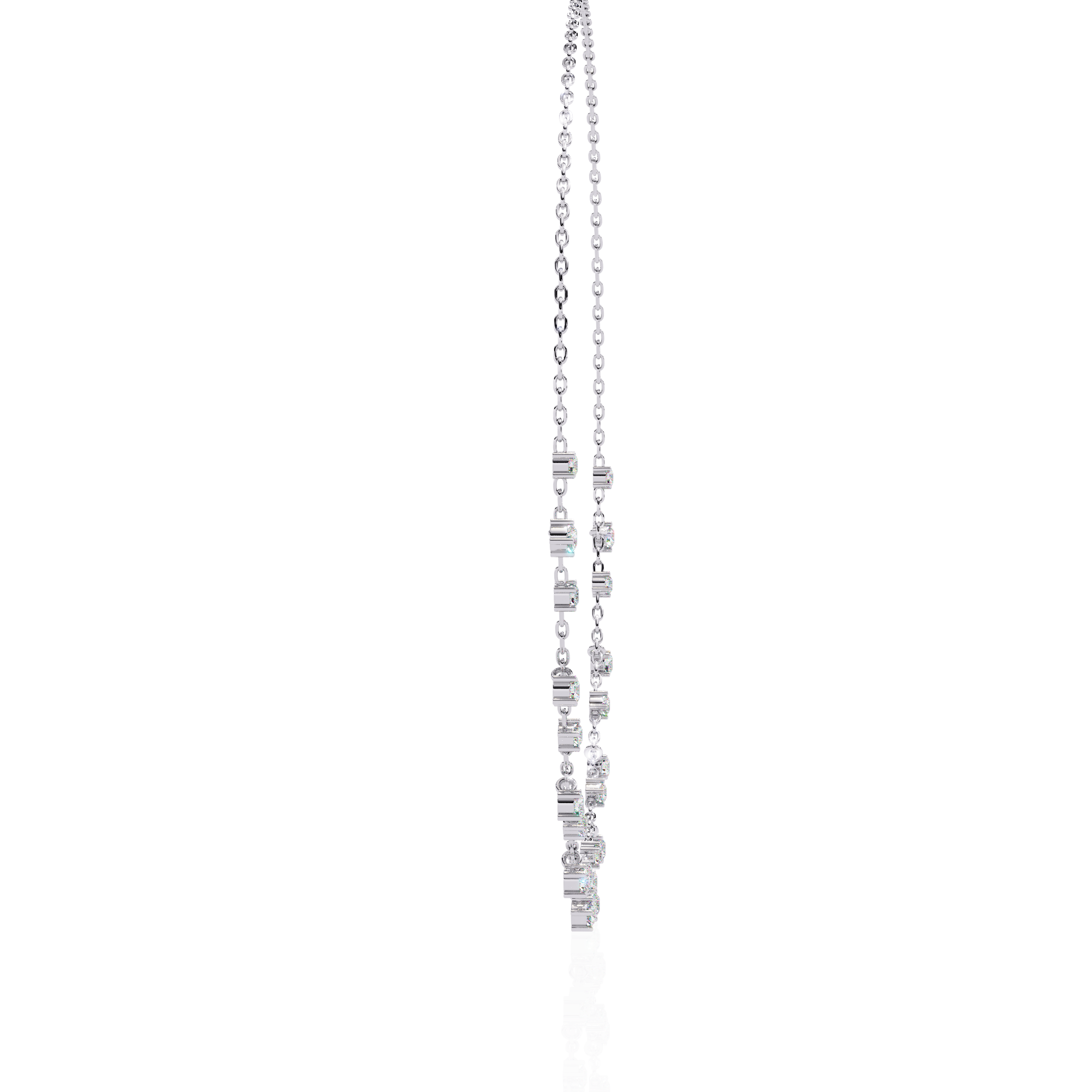 Solitairekart 0.76ct Scattered Lab Grown Diamond Chain