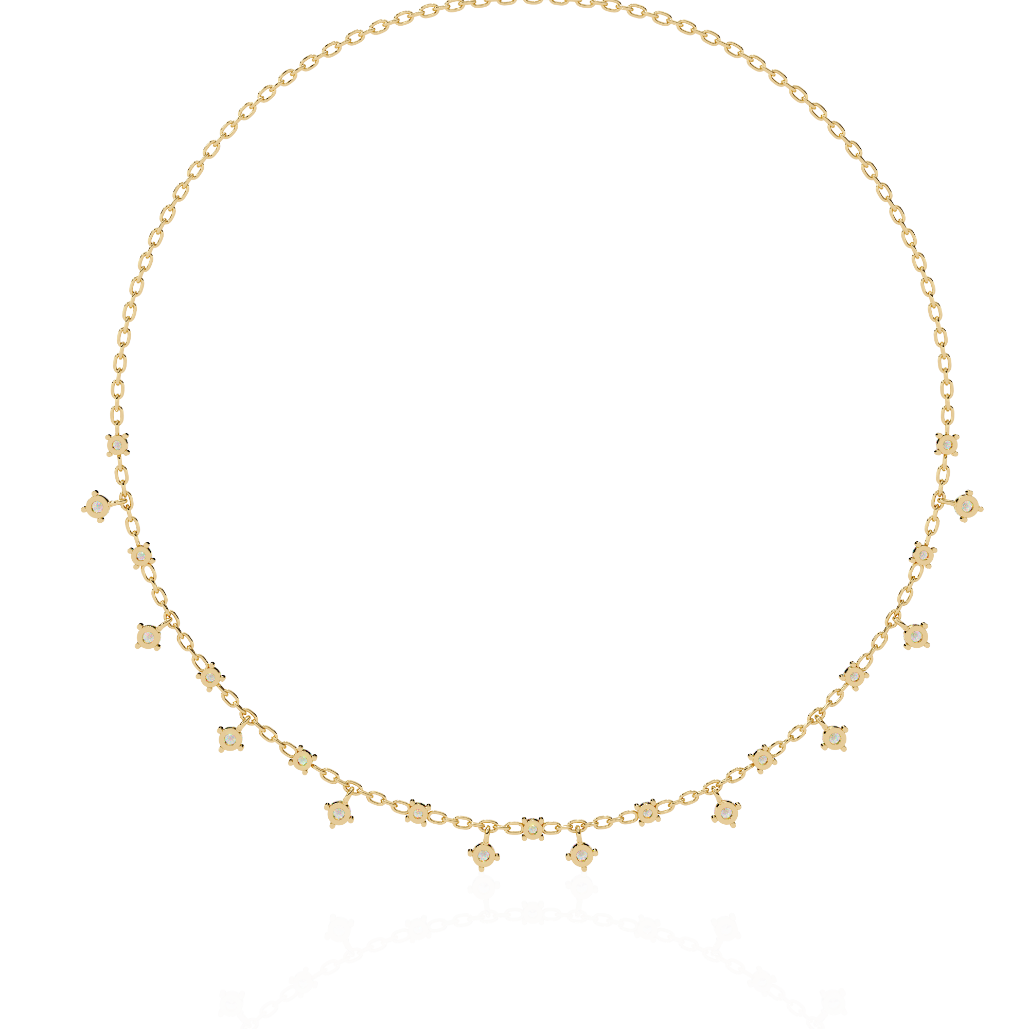 Solitairekart 0.76ct Scattered Lab Grown Diamond Chain