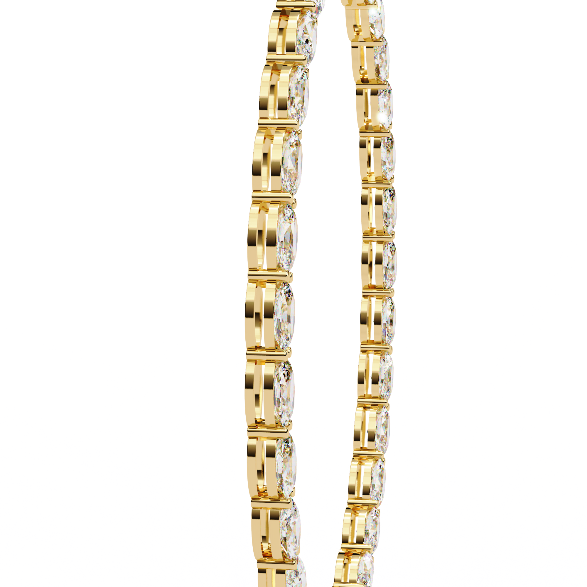 Solitairekart 6.20ct  Oval Cut Lab Grown Diamond Beaded Circle Necklace