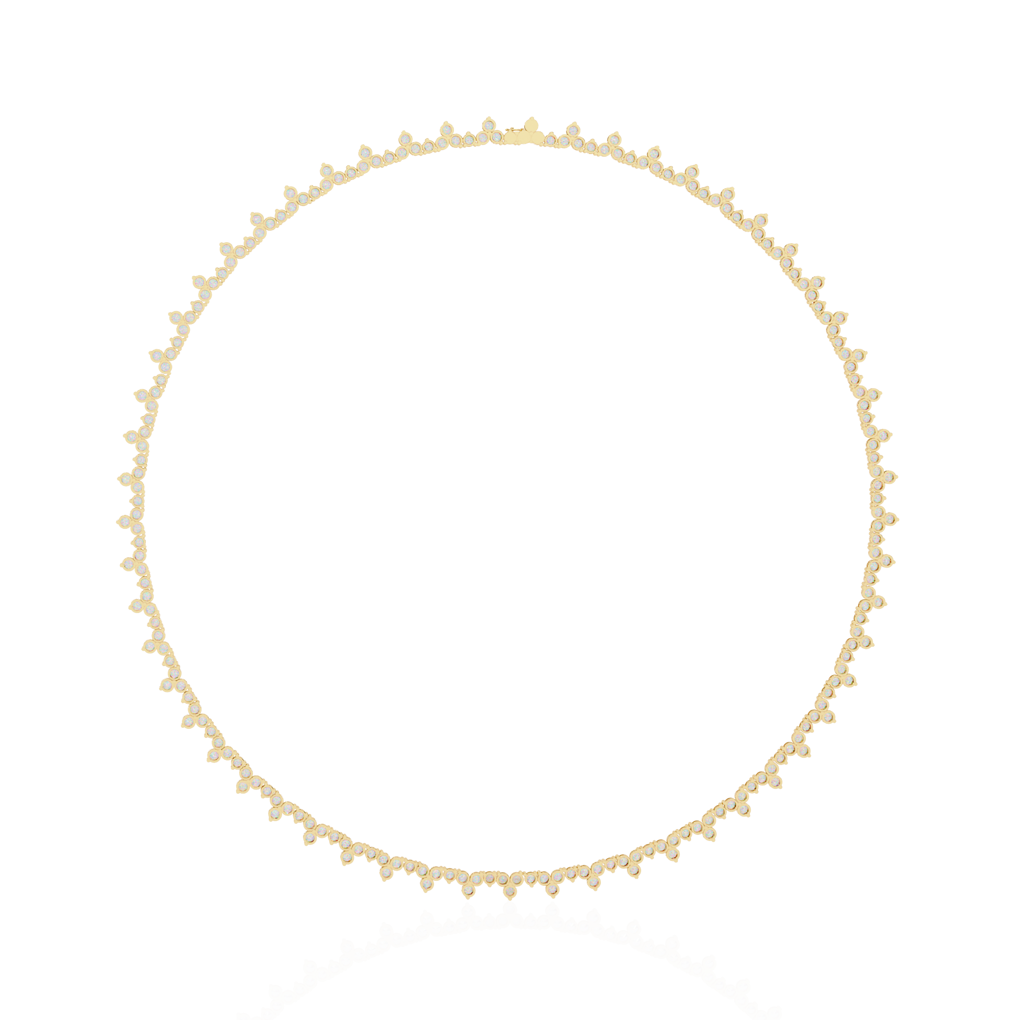 Solitairekart 16.602ct Lab Grown Diamond Tennis Necklace