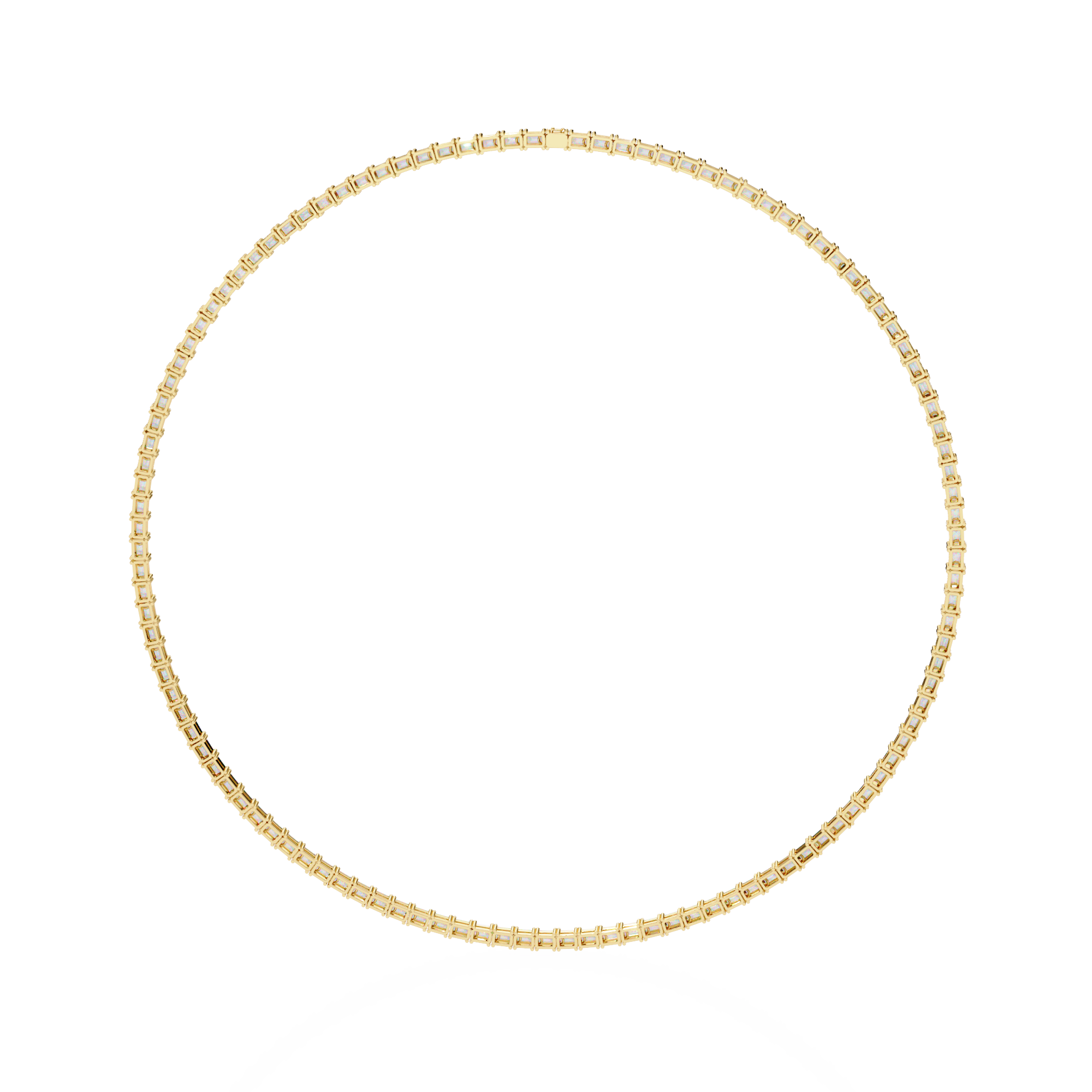 Solitairekart 8.19ct Lab Grown Diamond Tennis Necklace