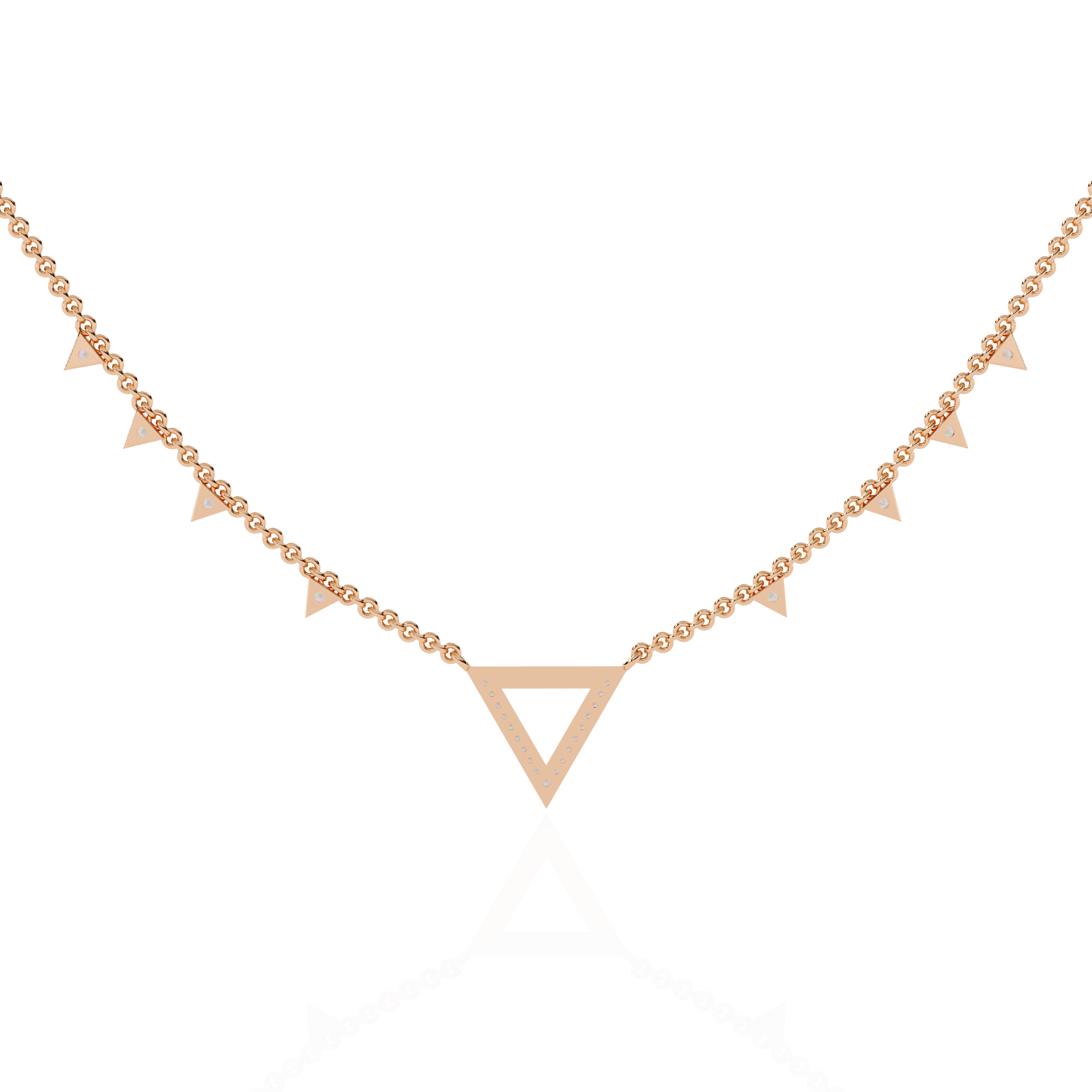 Solitairekart 0.34ct Carat Lab Grown Diamond Chain Necklace