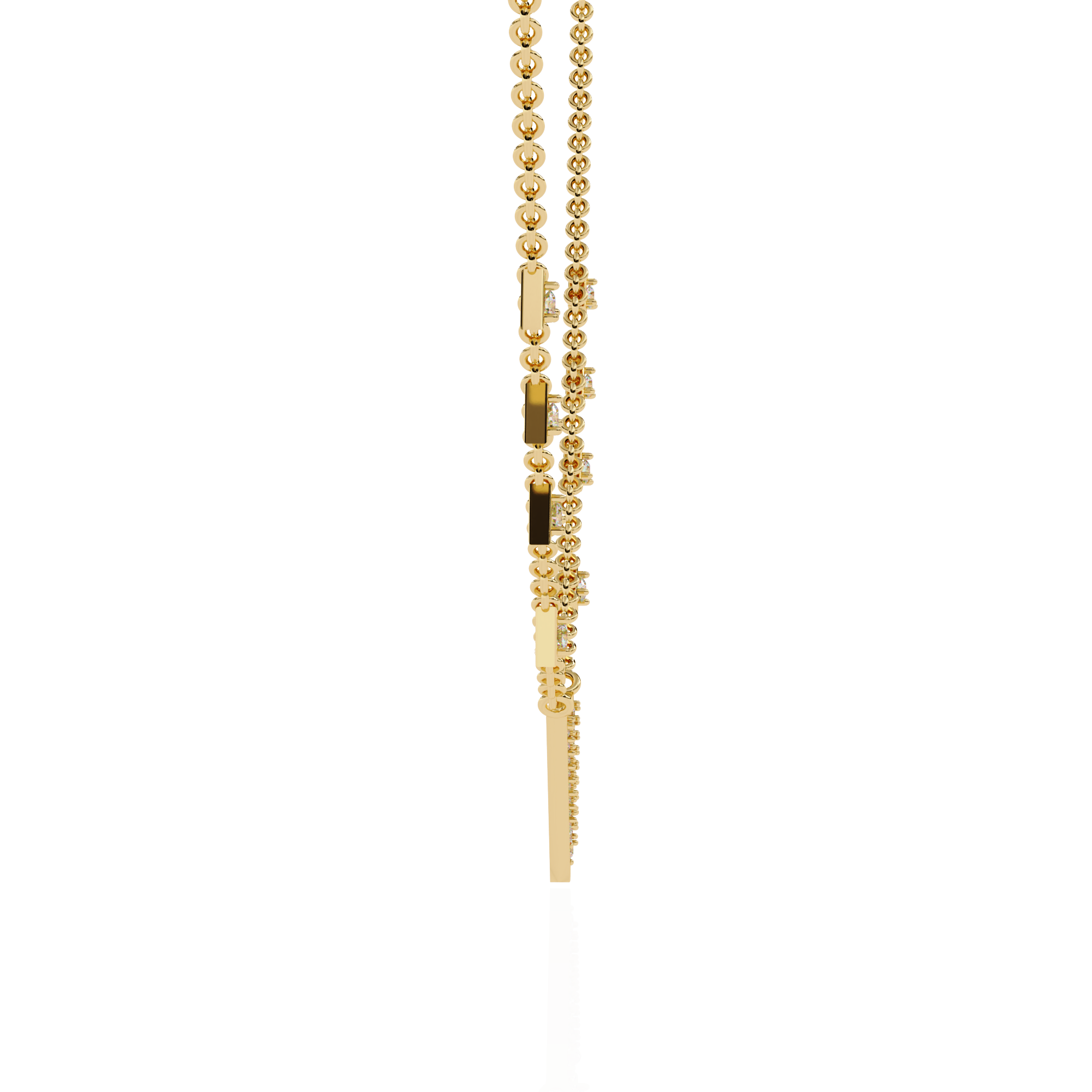 Solitairekart 0.34ct Carat Lab Grown Diamond Chain Necklace