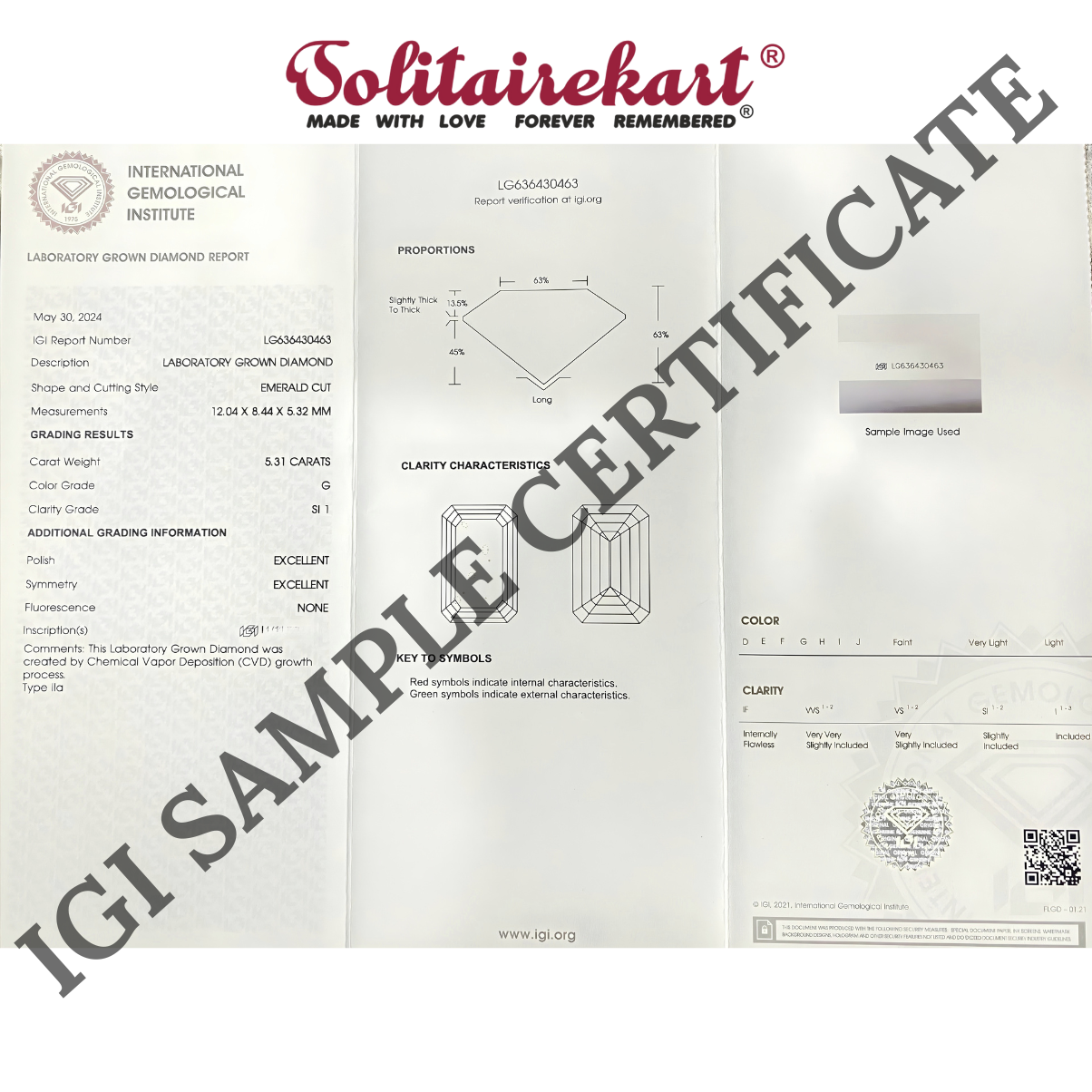 IGI Certified Lab Grown Diamond | Ethical & Brilliant