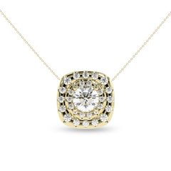 1.74 Carat G Color VS1 Clarity Diamond Studded Natural Diamond Pendant